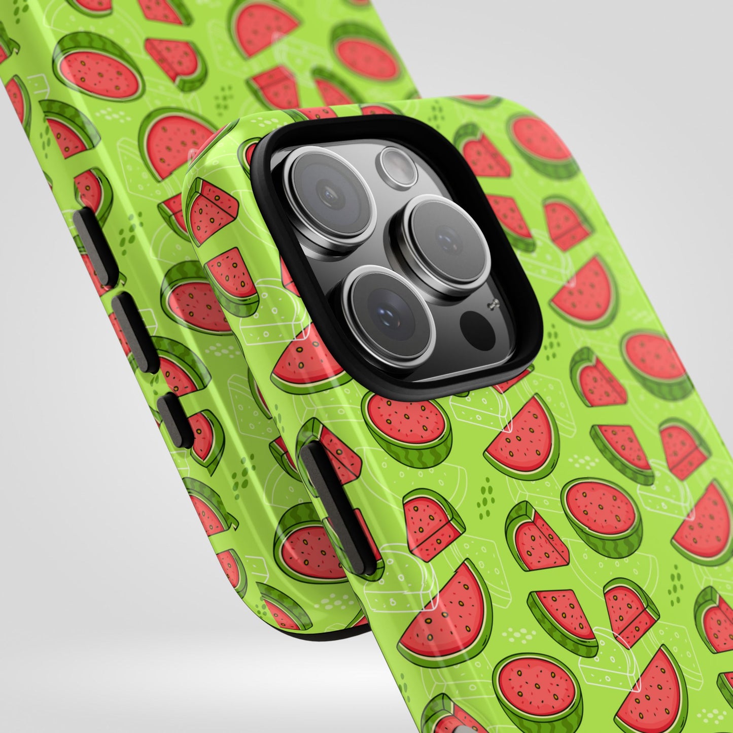 Watermelon Tough iPhone Case – Vibrant Fruit Phone Cover for Summer Vibes - Roe Creation