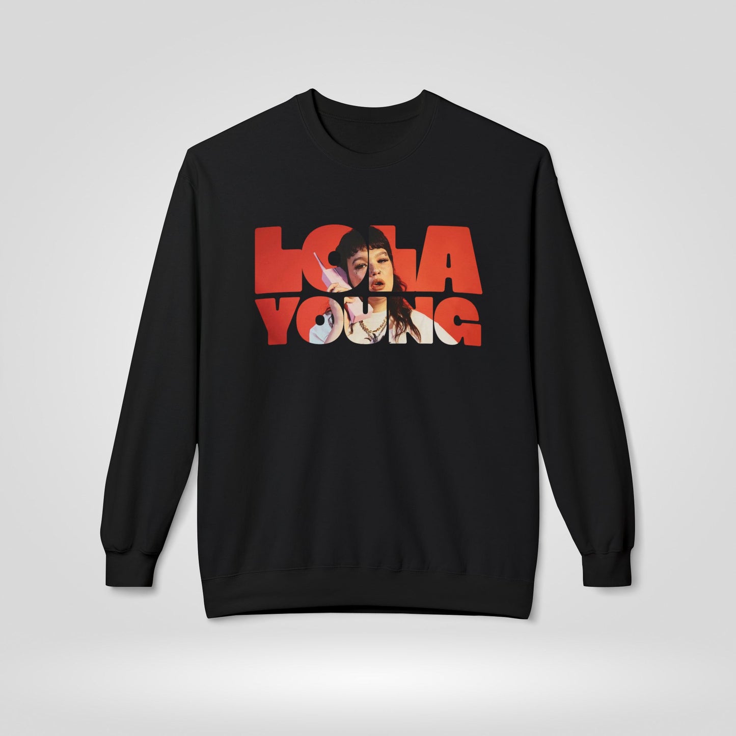 Lola Young Graphic Fleece Crewneck Sweatshirt - Unisex Casual Wear