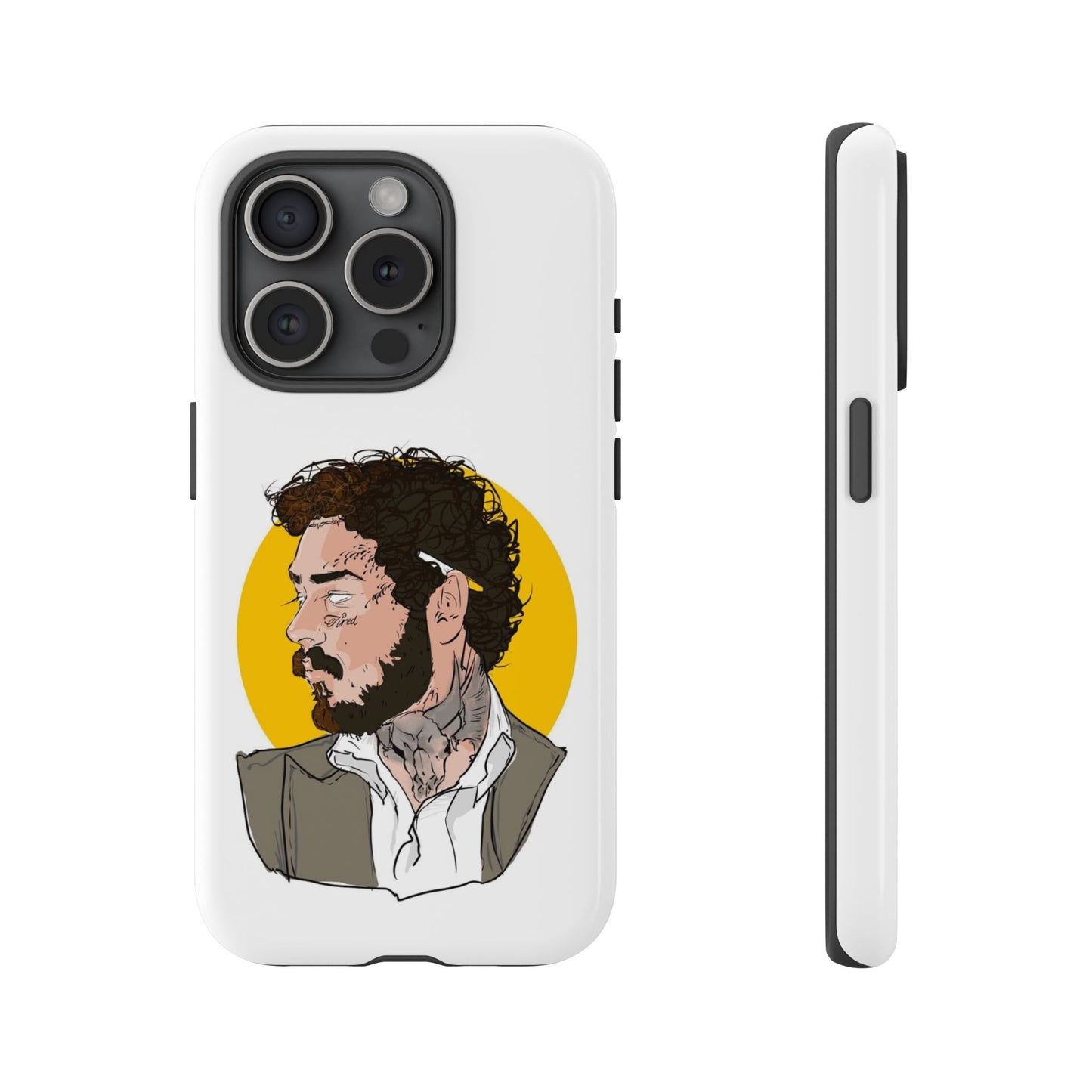 Post Malone iPhone Case - Tough Cases with Unique Illustration Design