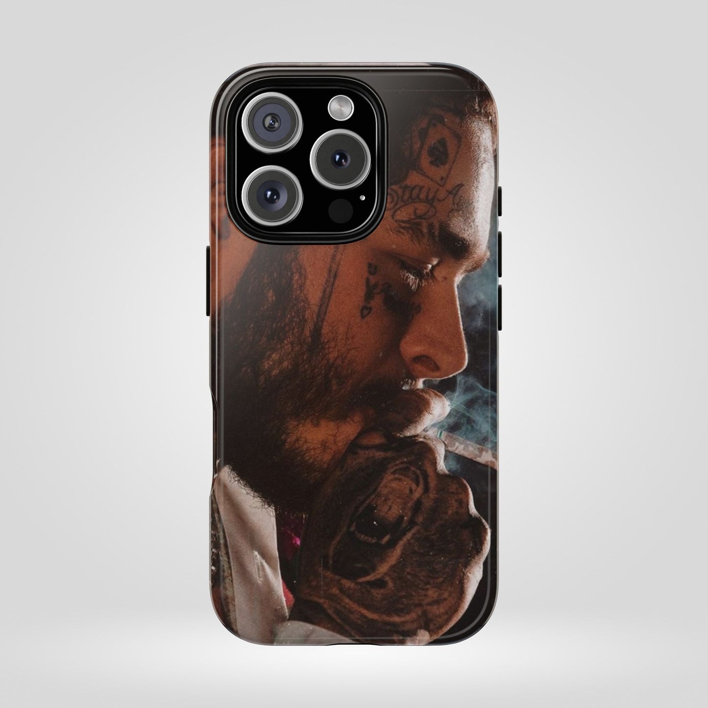 Post Malone Tough Cases for Fans - Artistic Phone Case with Smoky Vibe