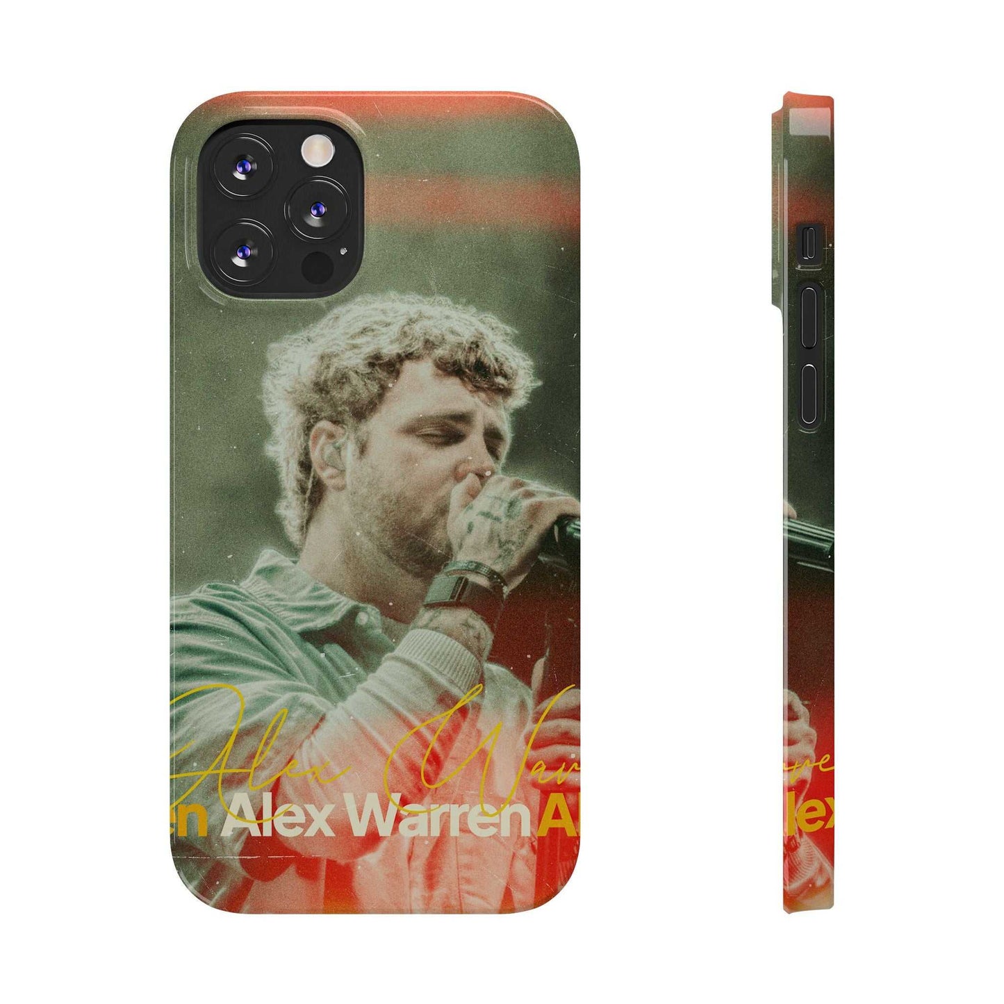 Alex Warren Slim Phone Cases for Lovers, Unique Smartphone Covers, Perfect for Gifting, Concert Enthusiasts.