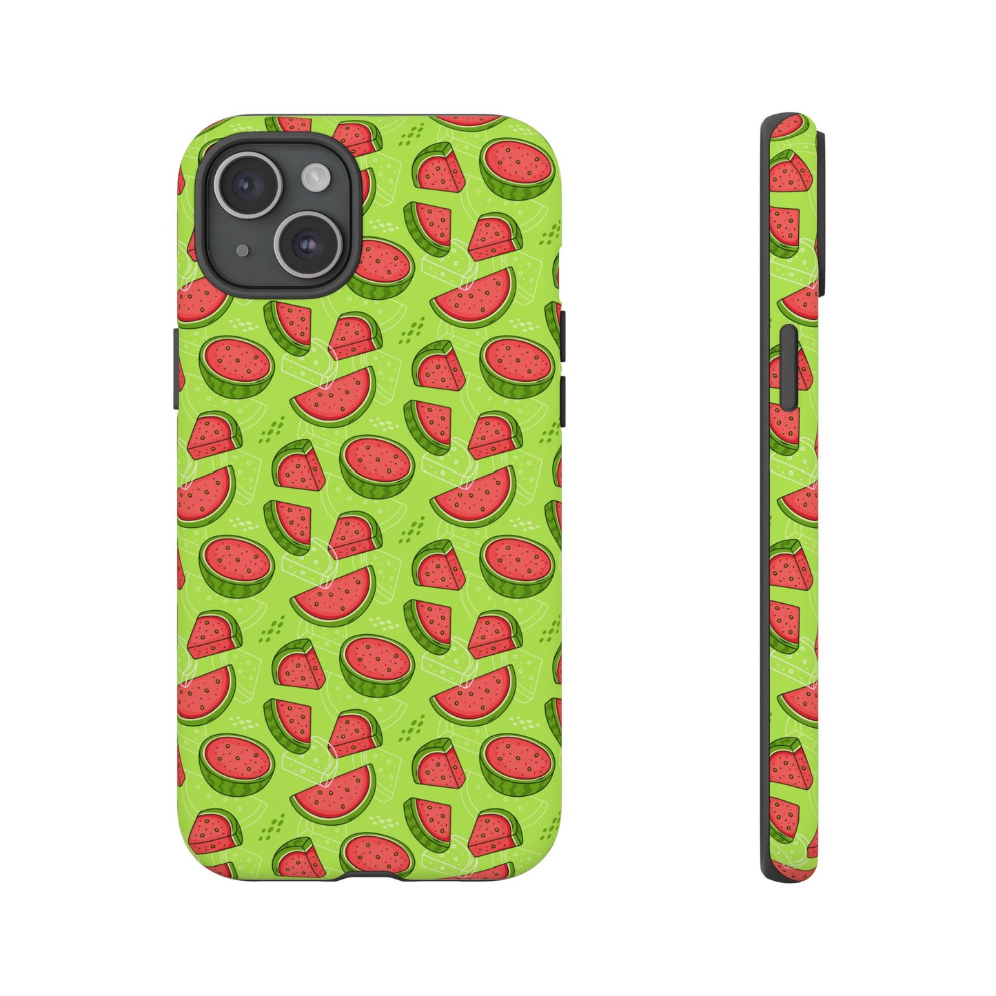 Watermelon Tough iPhone Case – Vibrant Fruit Phone Cover for Summer Vibes - Roe Creation