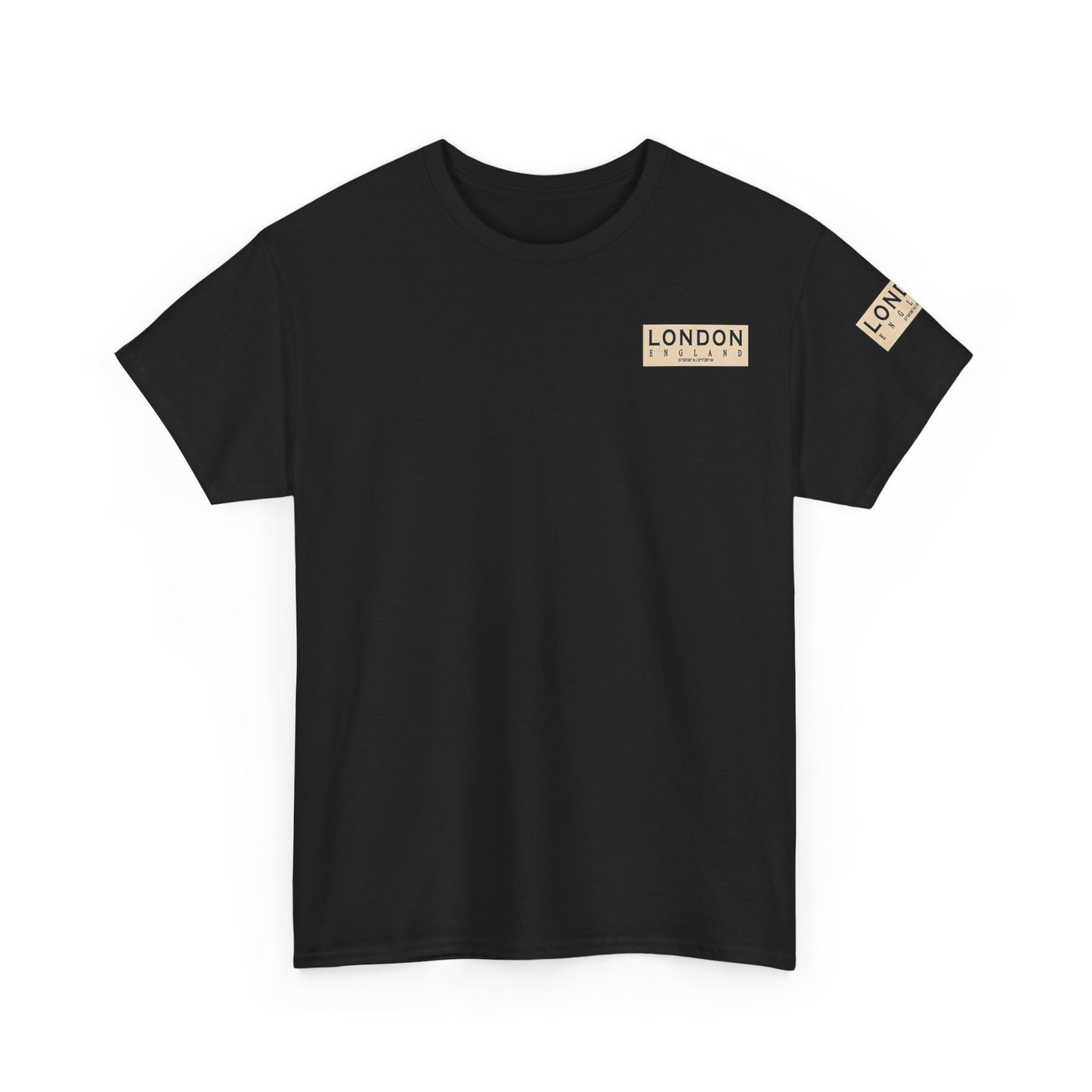 London Map Unisex Heavy Cotton Tee - Casual City Style - Roe Creation