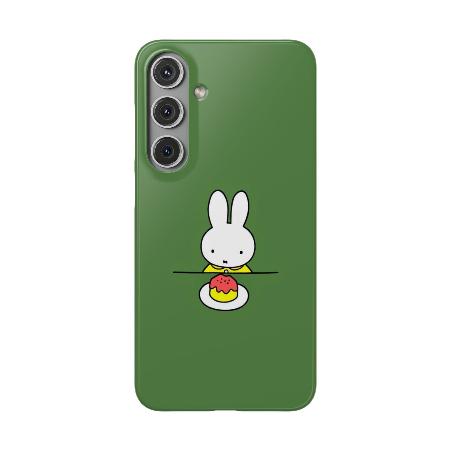 Miffy Phone Case, Snap Case, Green Miffy - iPhone, Samsung