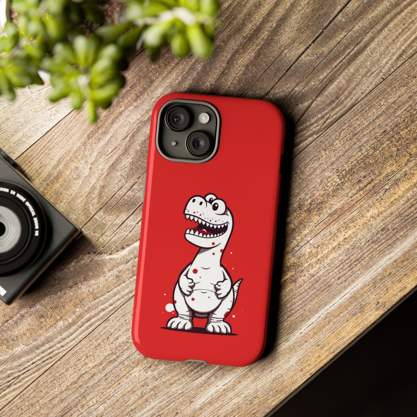 Funny Dinosaur Phone Case - Tough Cases for Kids & Dino Lovers