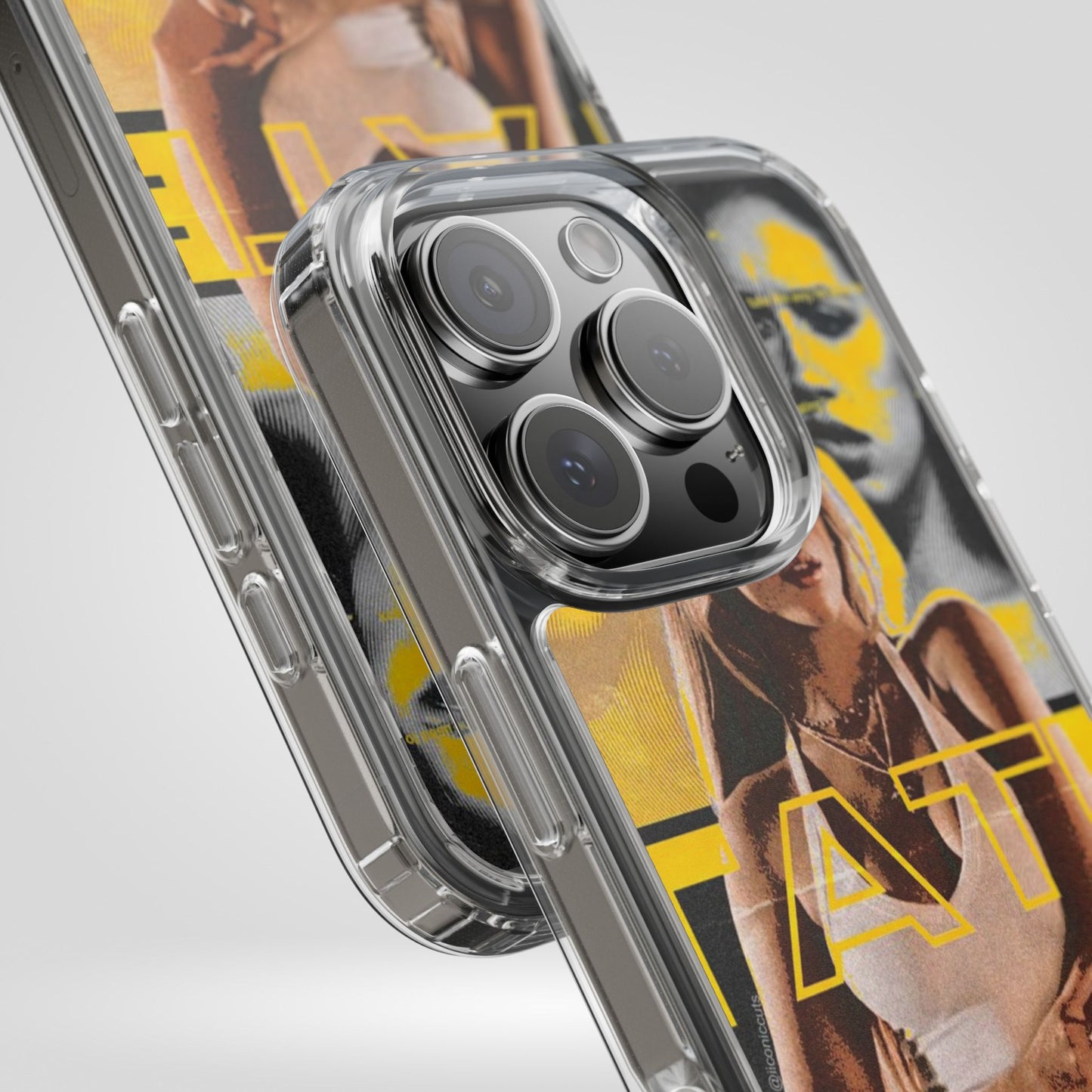 Funky Graphic Clear iPhone & Samsung Case - Stylish Protection for Trendsetters