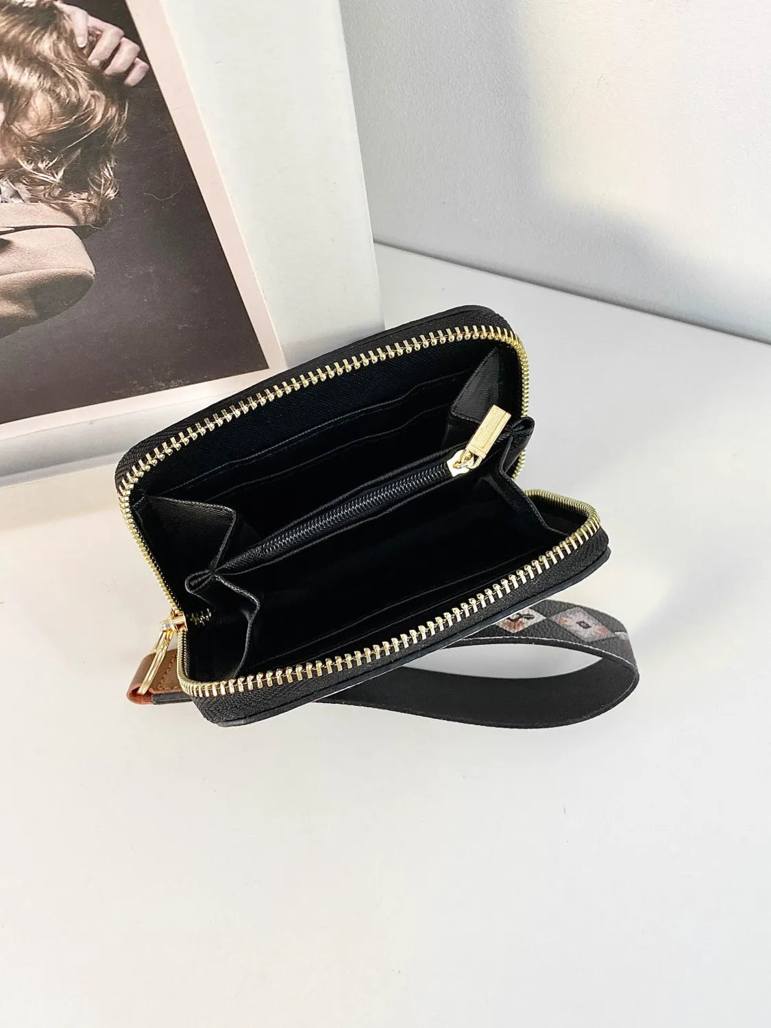 Geometric PU Leather Wallet - Roe Creation