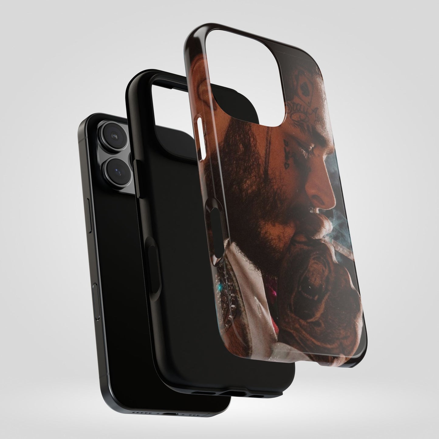 Post Malone Tough Cases for Fans - Artistic Phone Case with Smoky Vibe