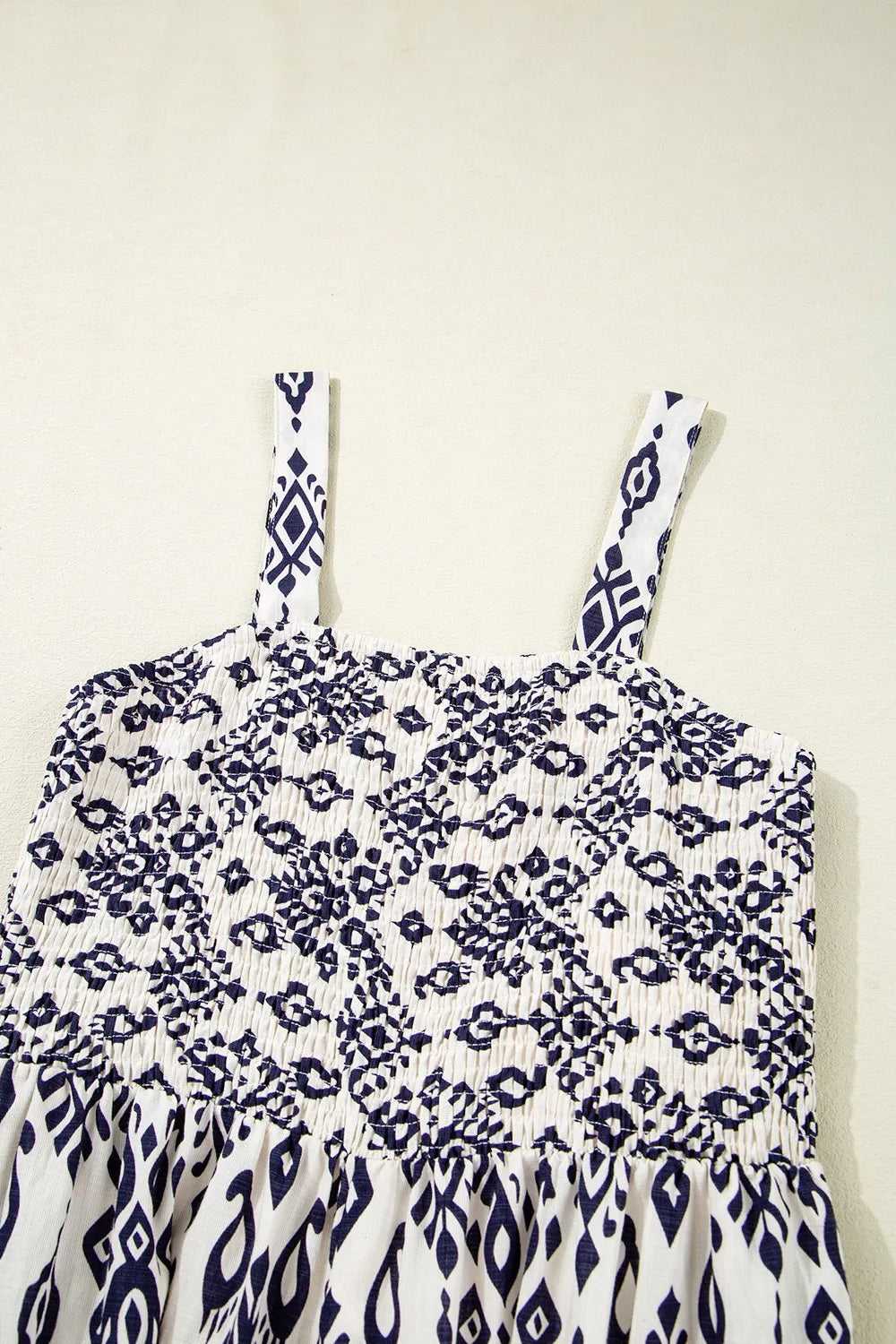 Bohemian Print Wide Leg Jumpsuit - Roe Creation