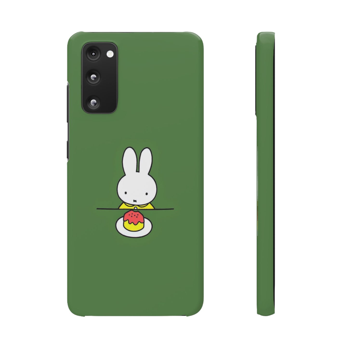 Miffy Phone Case, Snap Case, Green Miffy - iPhone, Samsung