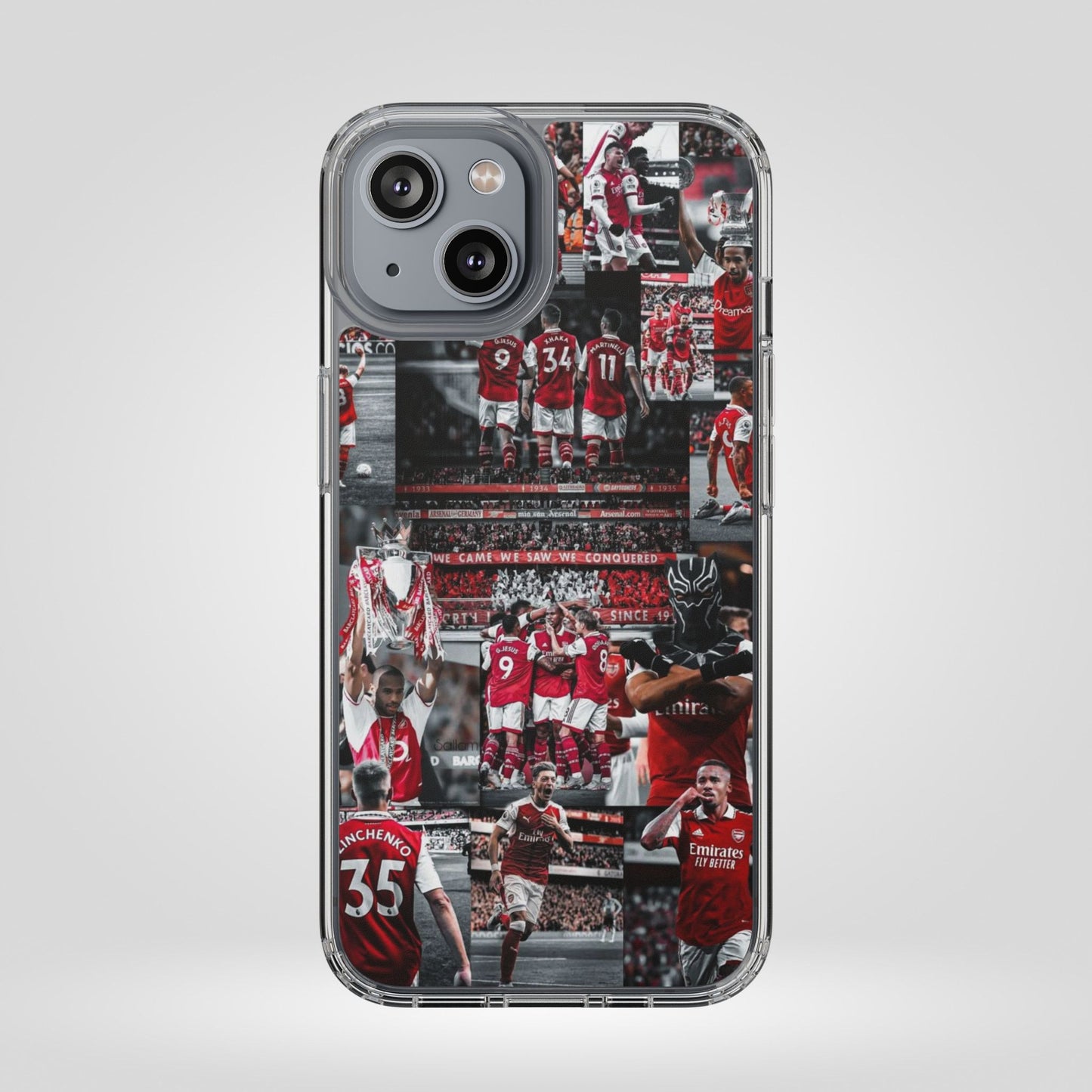 Arsenal Clear Phone Case - Stylish Fan Accessories for Game Day