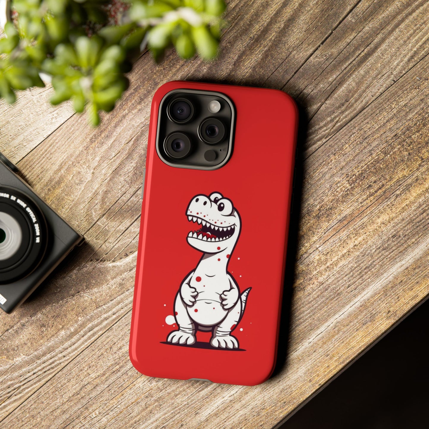 Funny Dinosaur Phone Case - Tough Cases for Kids & Dino Lovers