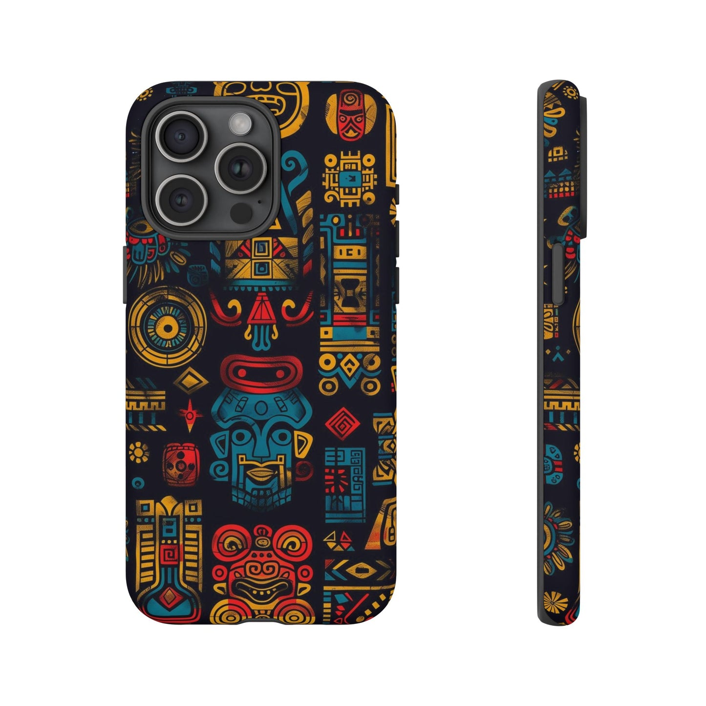 Vibrant Aztec iPhone Case - Tough Cases for Unique Style
