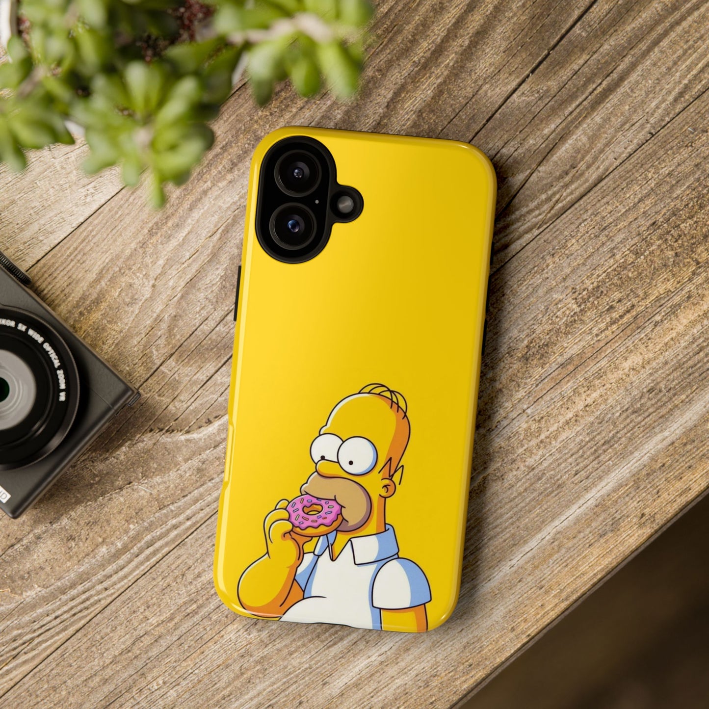 Homer Simpson Phone Case - iPhone, Samsung, Unique Protection for Fans, Cartoon Phone Cover, Gift for Simpsons Lovers, Durable Tough Case