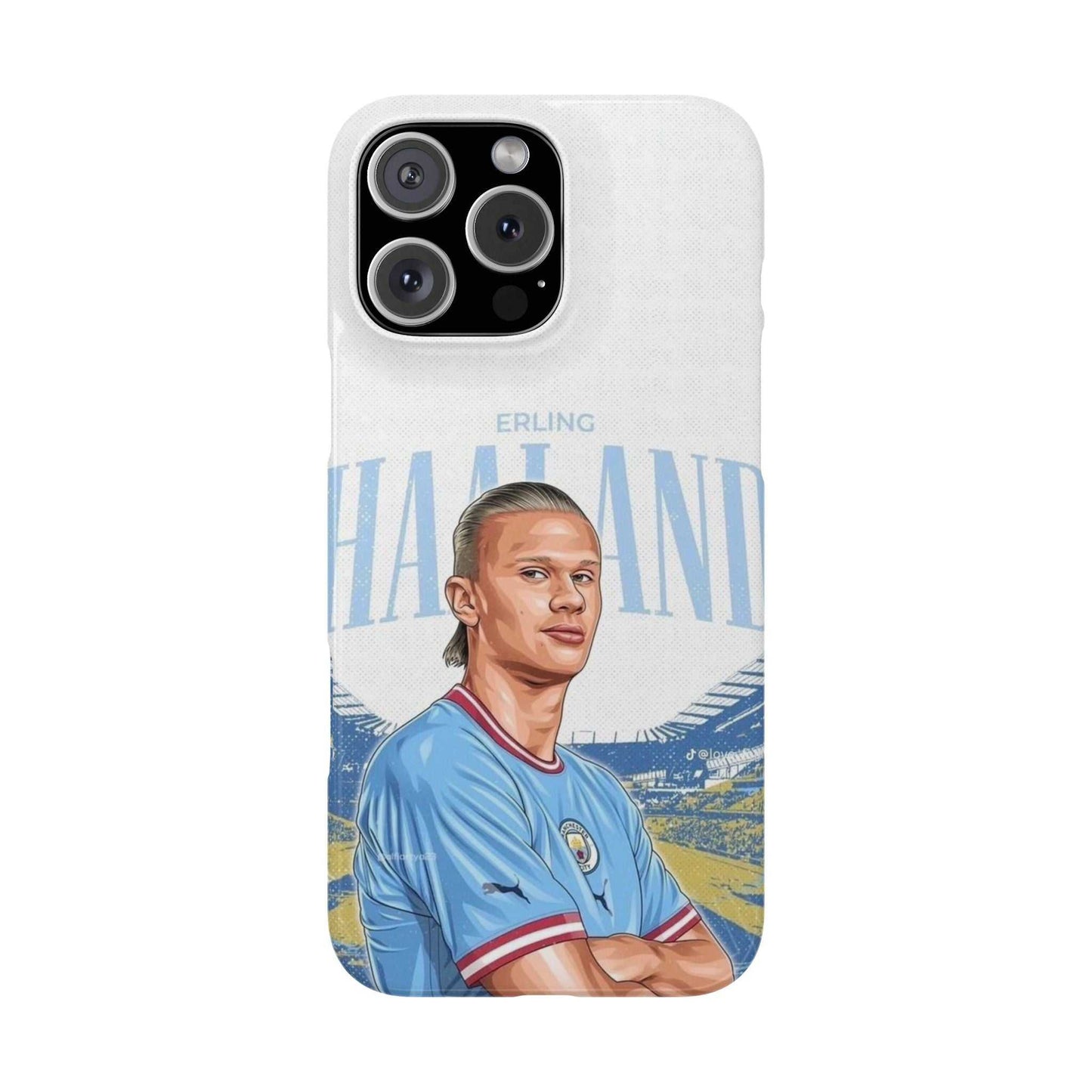 Erling Haaland Snap Case | Personalized Phone Case for Manchester City Fans.