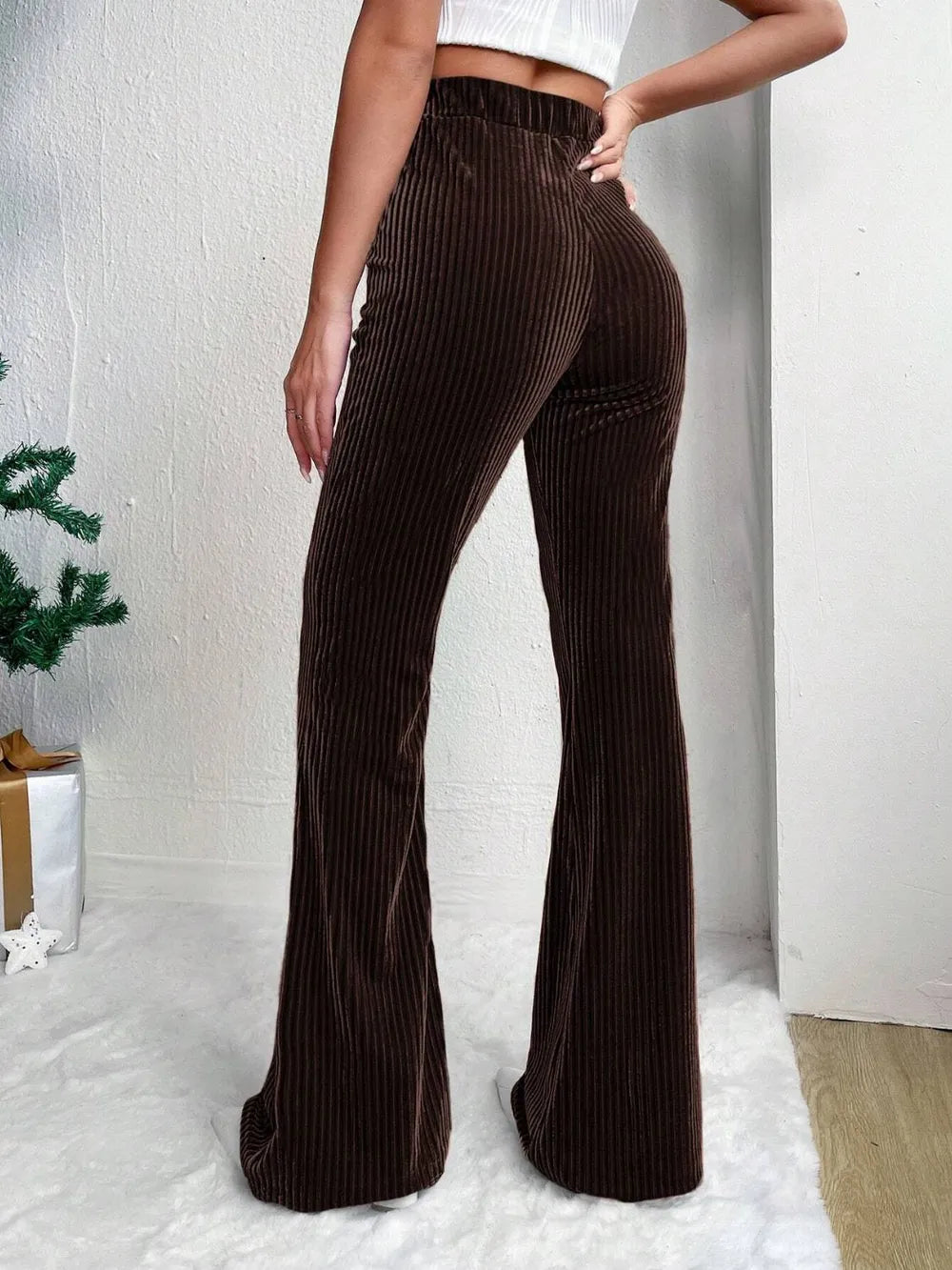 High Waist Flare Pants - Roe Creation
