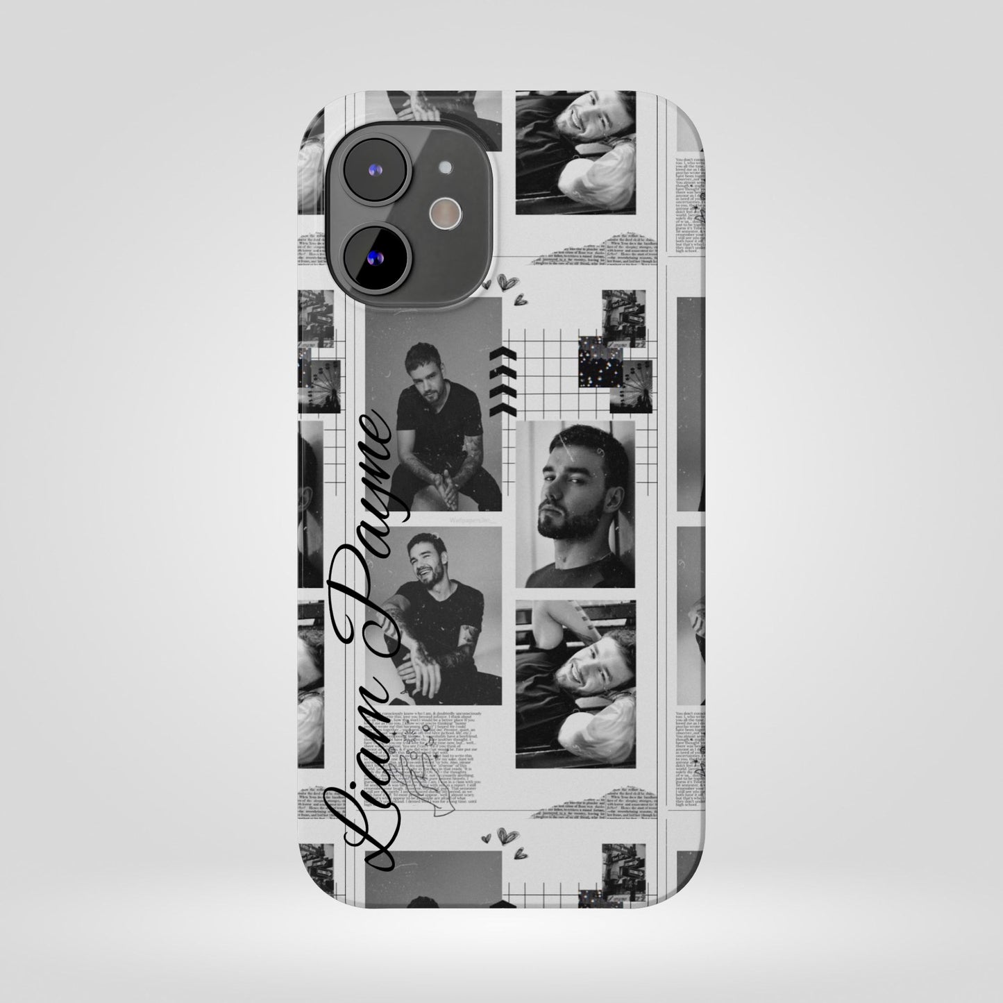 Liam Payne Slim Phone Case - Personalised Collage Design