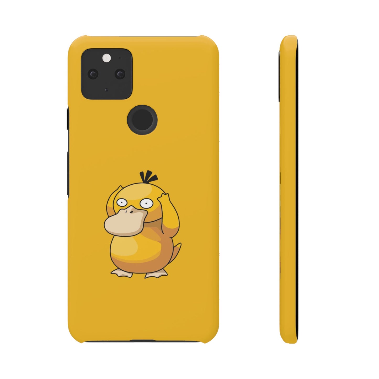 Psyduck Pokemon Snap Phone Cases, Yellow, Cartoon - iPhone, Samsung