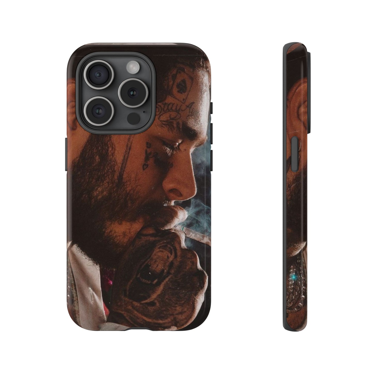 Post Malone Tough Cases for Fans - Artistic Phone Case with Smoky Vibe