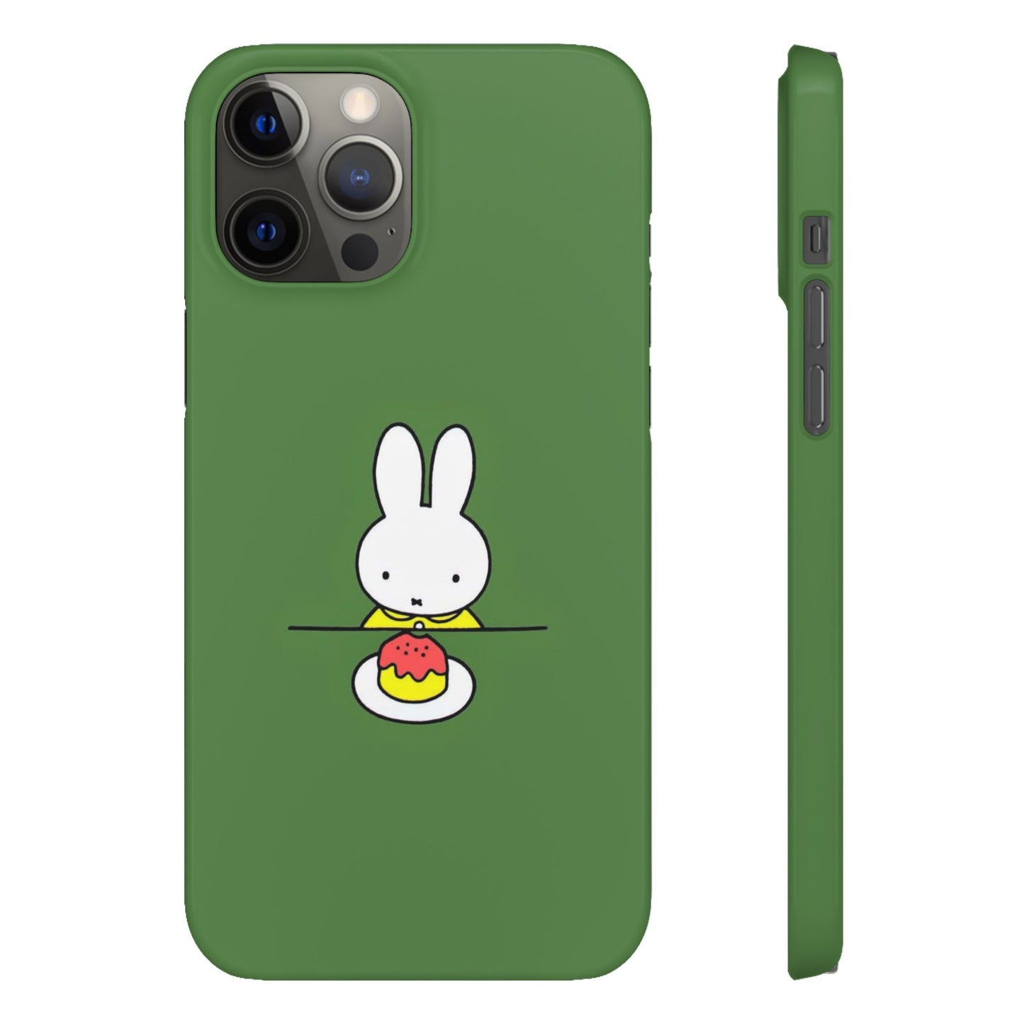Miffy Phone Case, Snap Case, Green Miffy - iPhone, Samsung