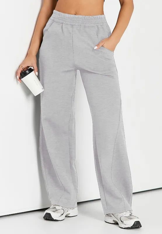 Elastic Waist Sweatpants with Pockets - Roe Creation