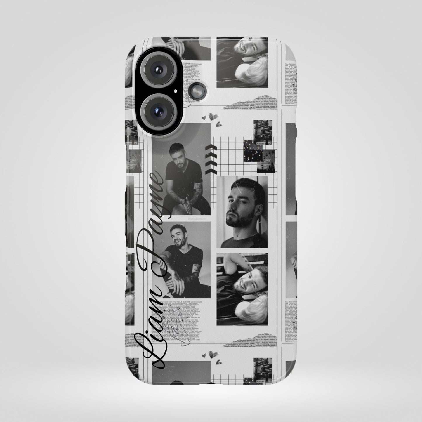 Liam Payne Slim Phone Case - Personalised Collage Design
