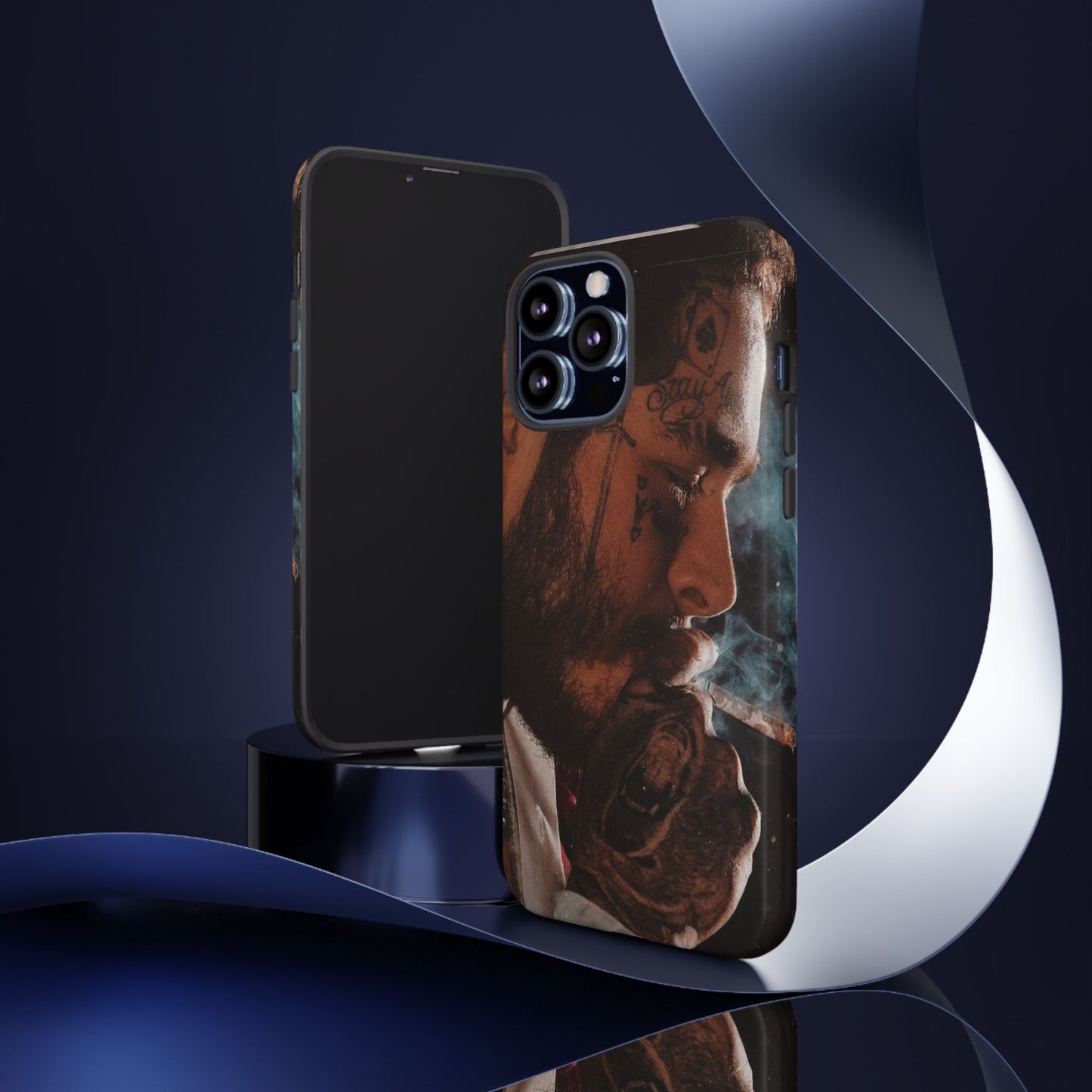 Post Malone Tough Cases for Fans - Artistic Phone Case with Smoky Vibe