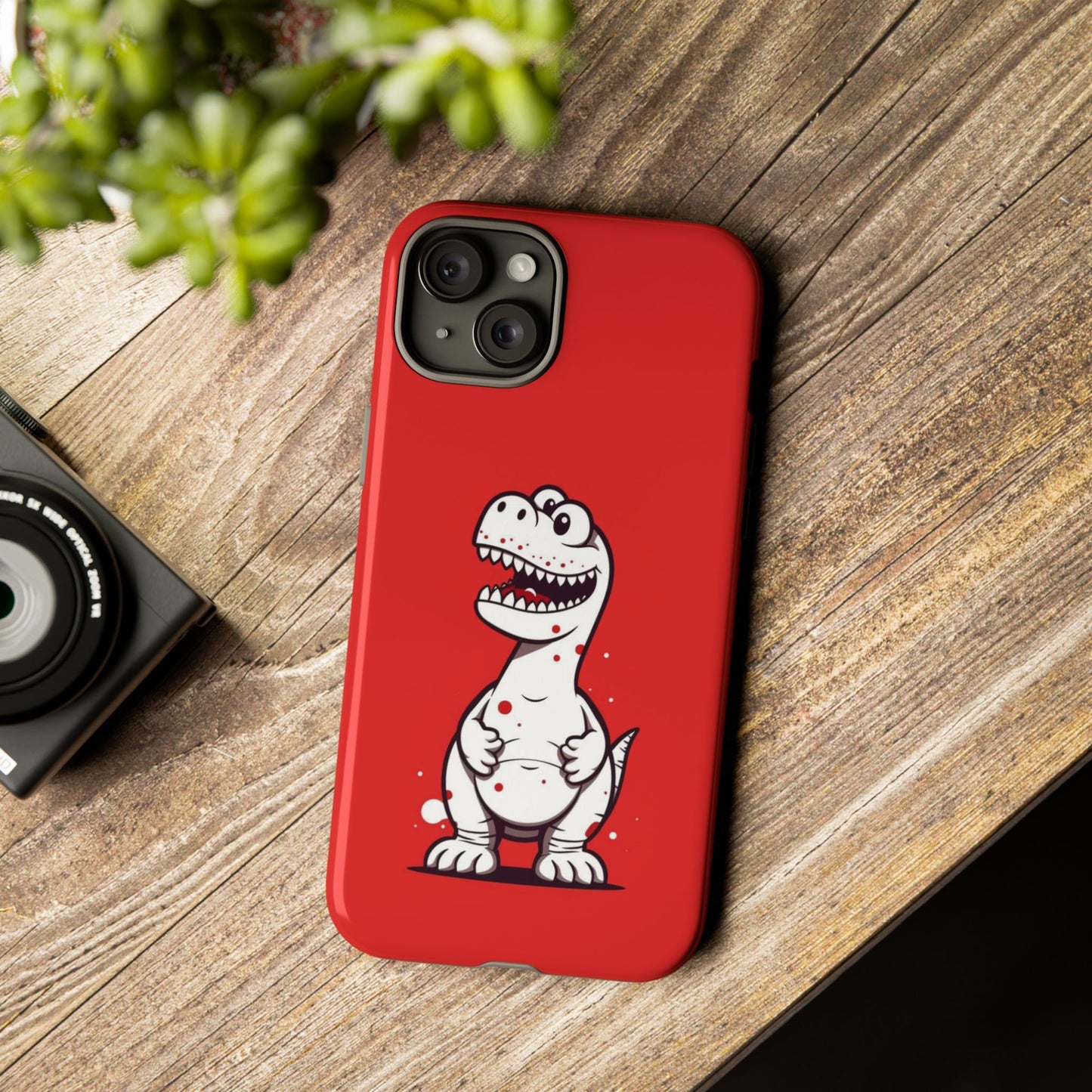 Funny Dinosaur Phone Case - Tough Cases for Kids & Dino Lovers