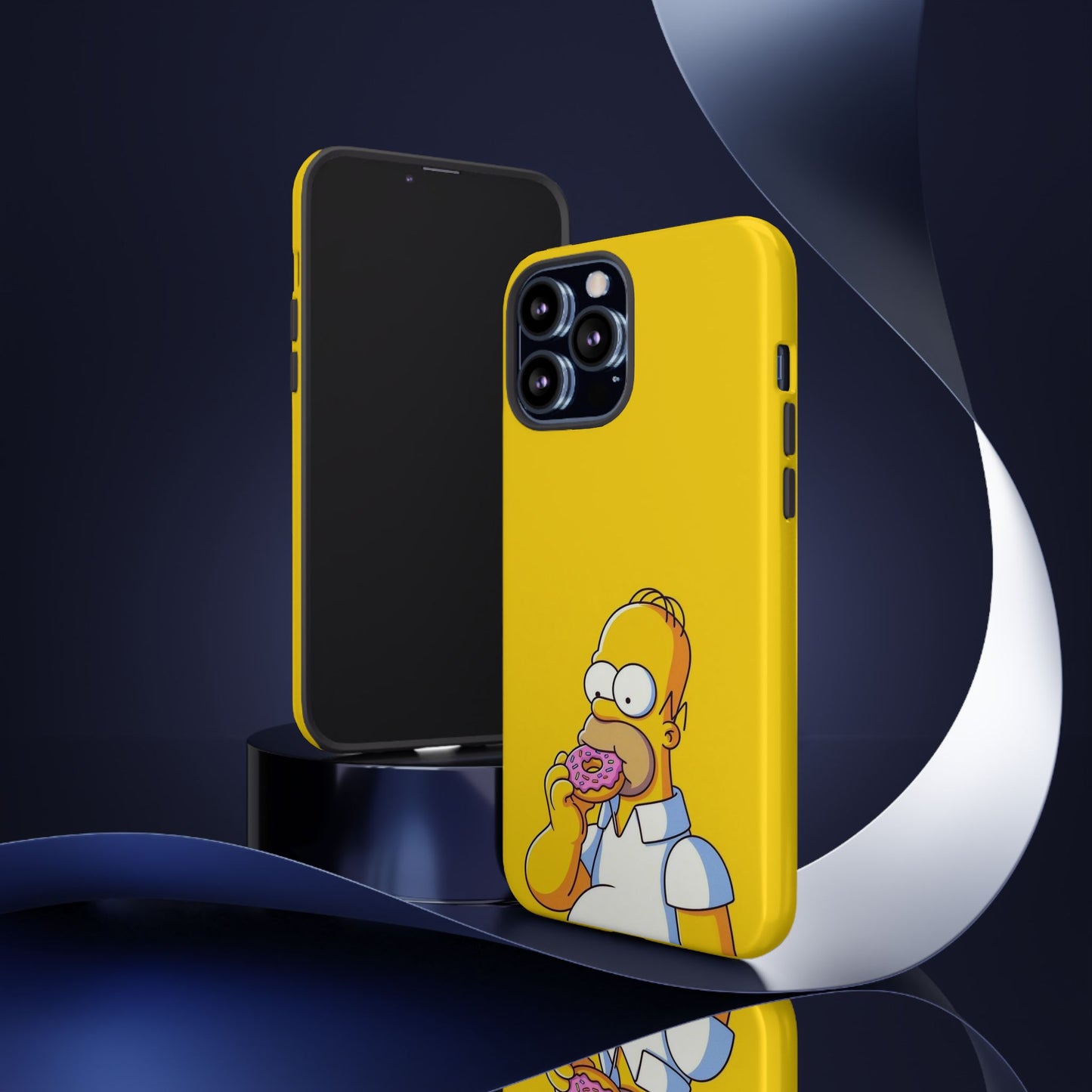 Homer Simpson Phone Case - iPhone, Samsung, Unique Protection for Fans, Cartoon Phone Cover, Gift for Simpsons Lovers, Durable Tough Case