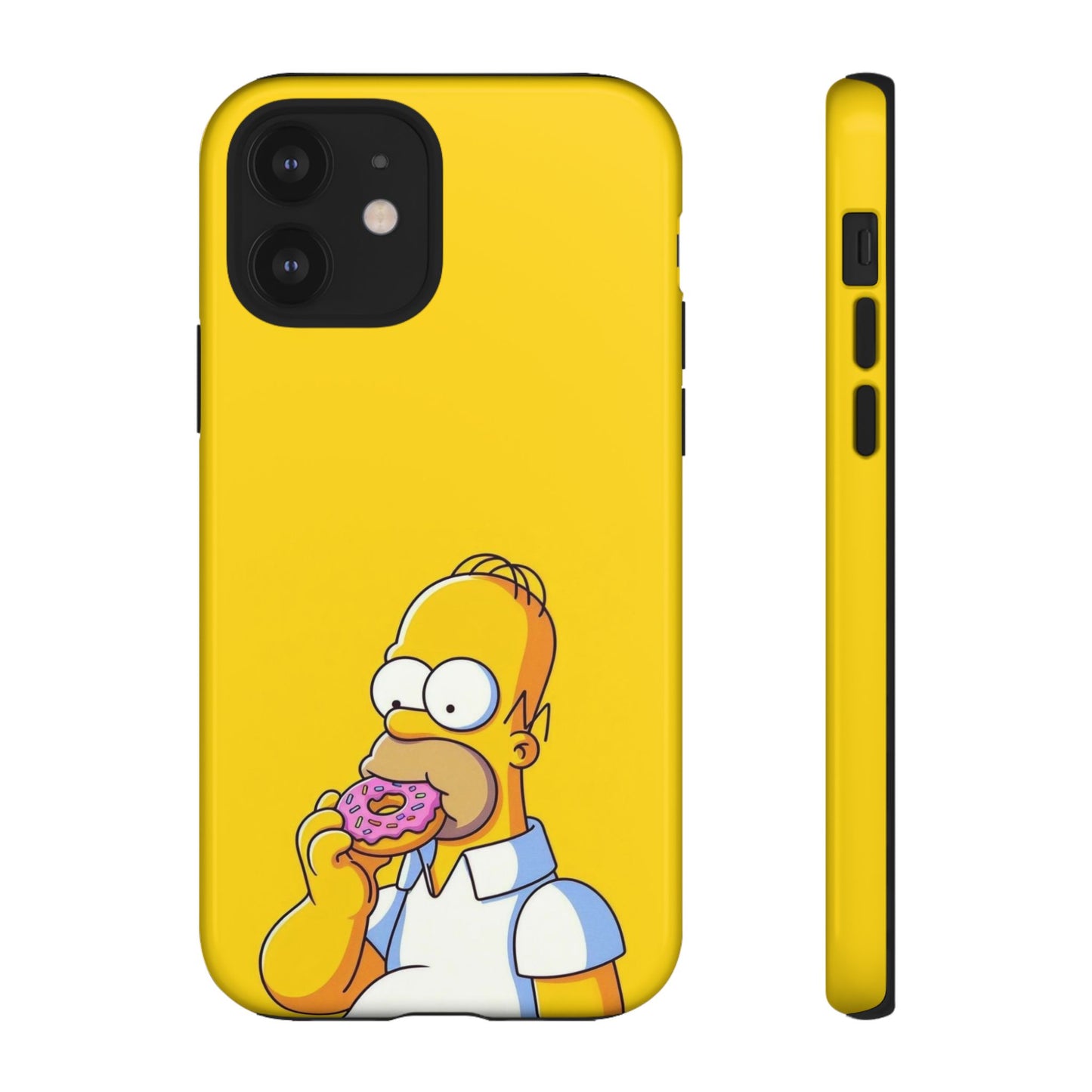 Homer Simpson Phone Case - iPhone, Samsung, Unique Protection for Fans, Cartoon Phone Cover, Gift for Simpsons Lovers, Durable Tough Case