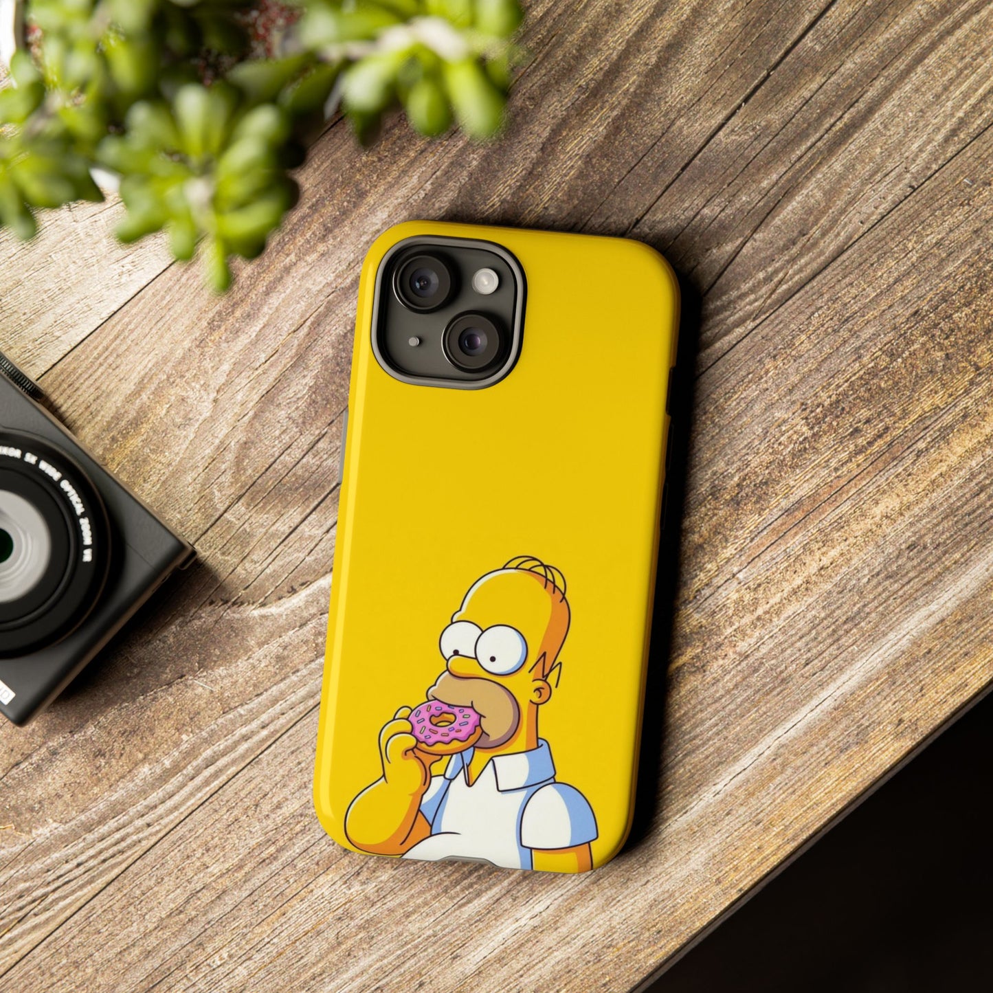 Homer Simpson Phone Case - iPhone, Samsung, Unique Protection for Fans, Cartoon Phone Cover, Gift for Simpsons Lovers, Durable Tough Case