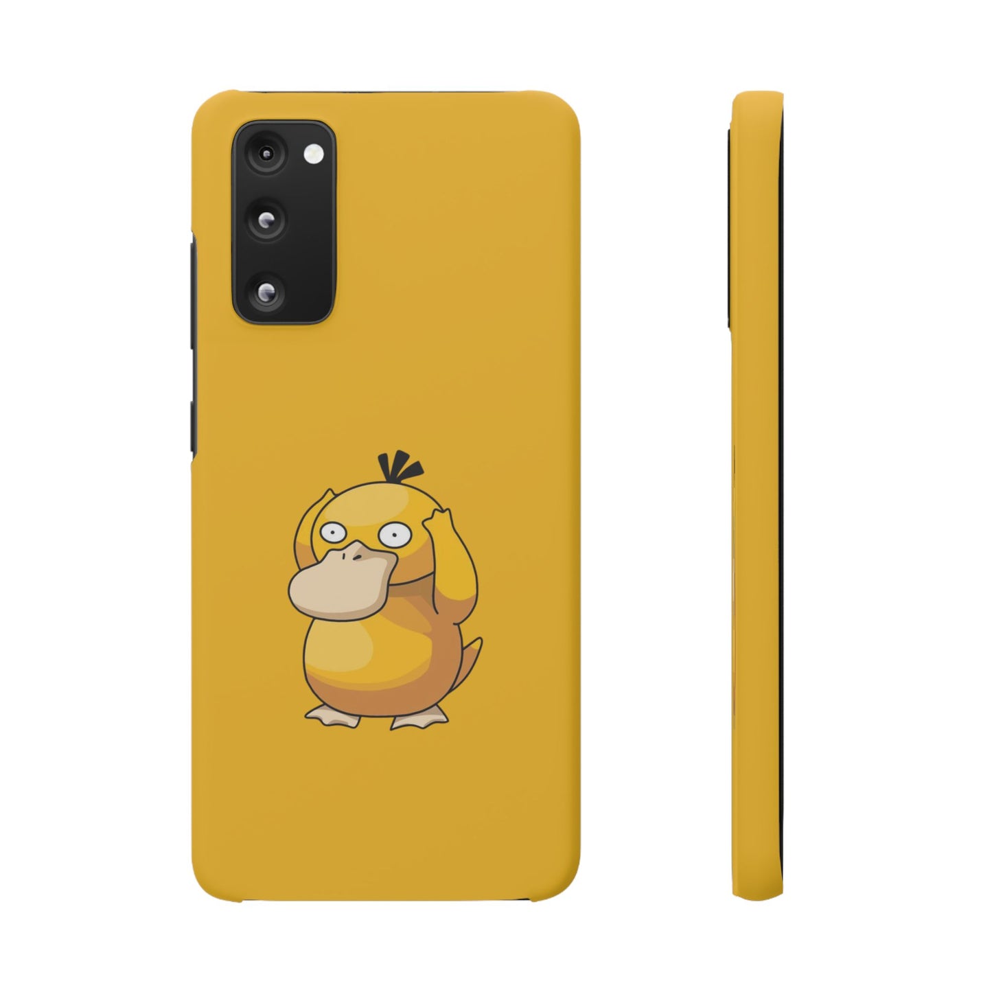 Psyduck Pokemon Snap Phone Cases, Yellow, Cartoon - iPhone, Samsung