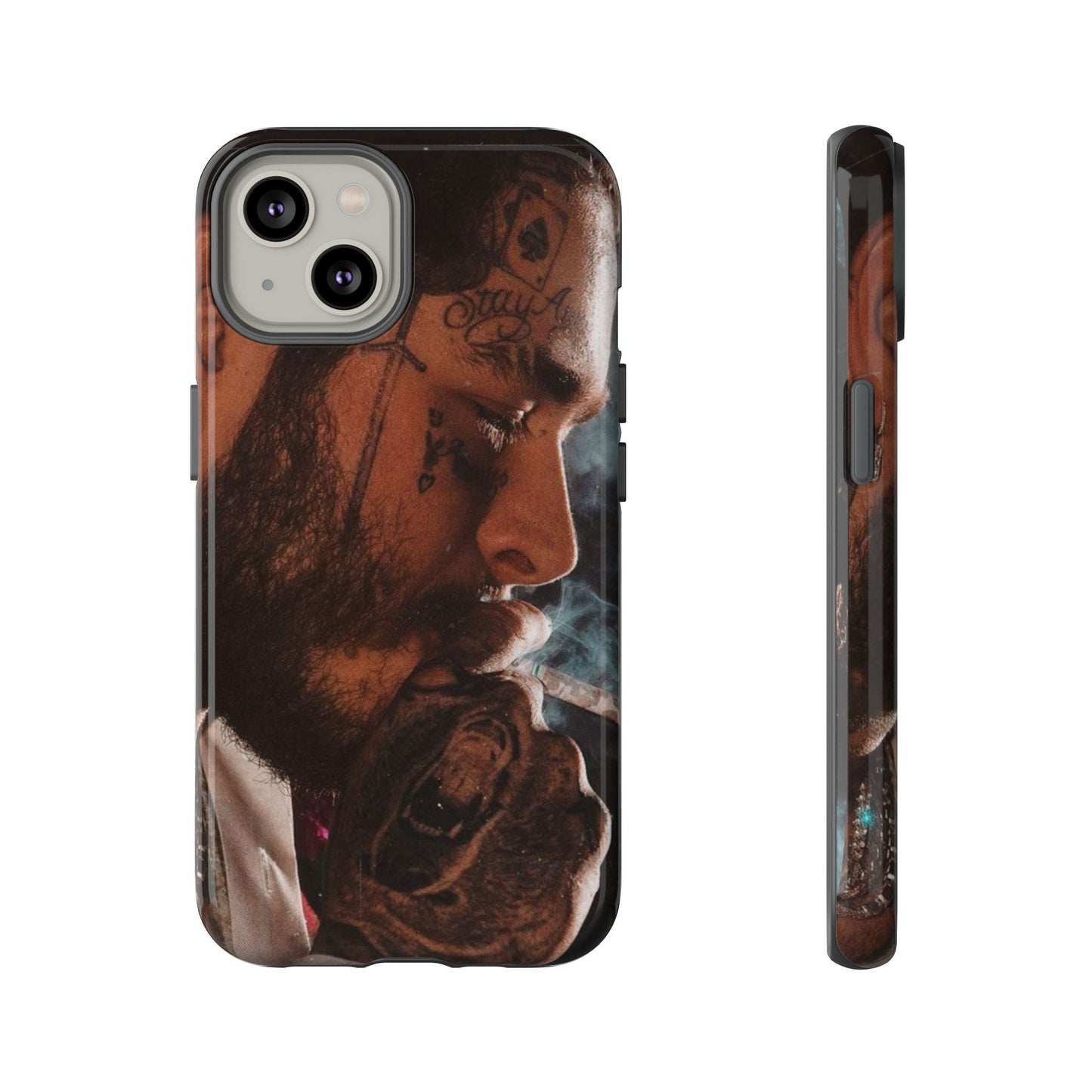 Post Malone Tough Cases for Fans - Artistic Phone Case with Smoky Vibe