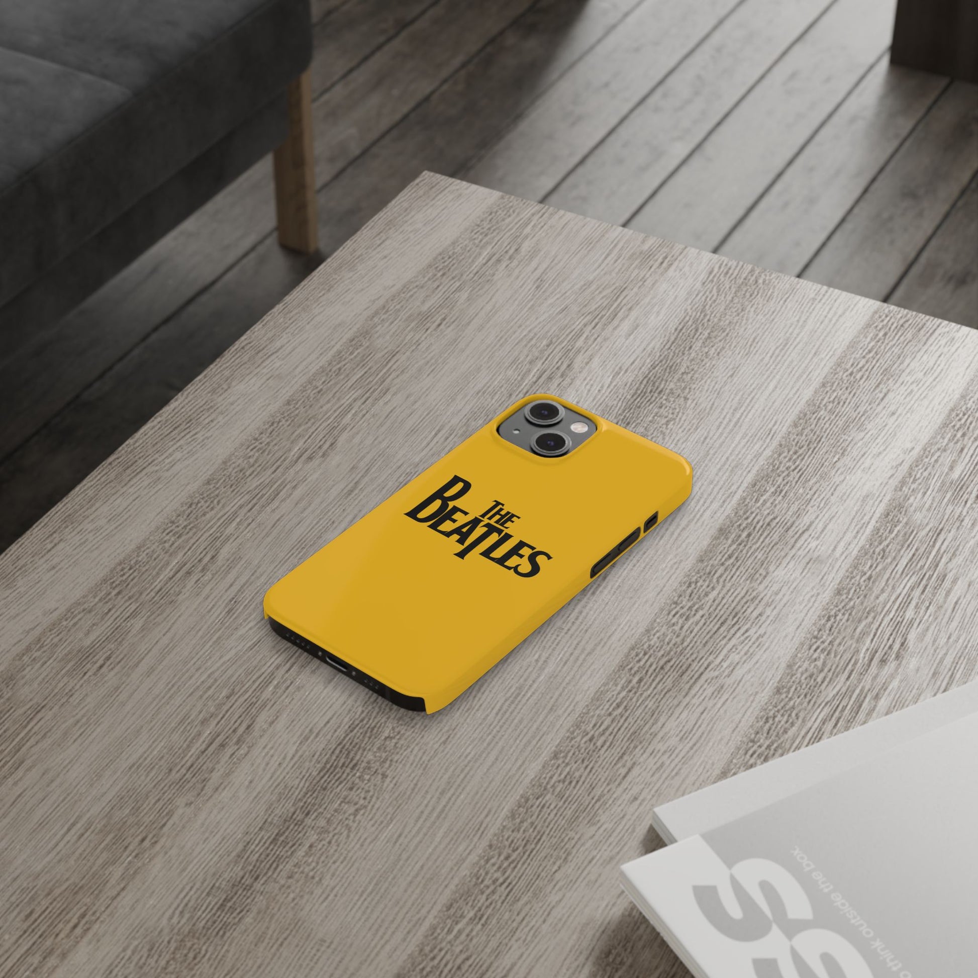 The Beatles Basic Yellow Slim Phone Case - iPhone - Roe Creation