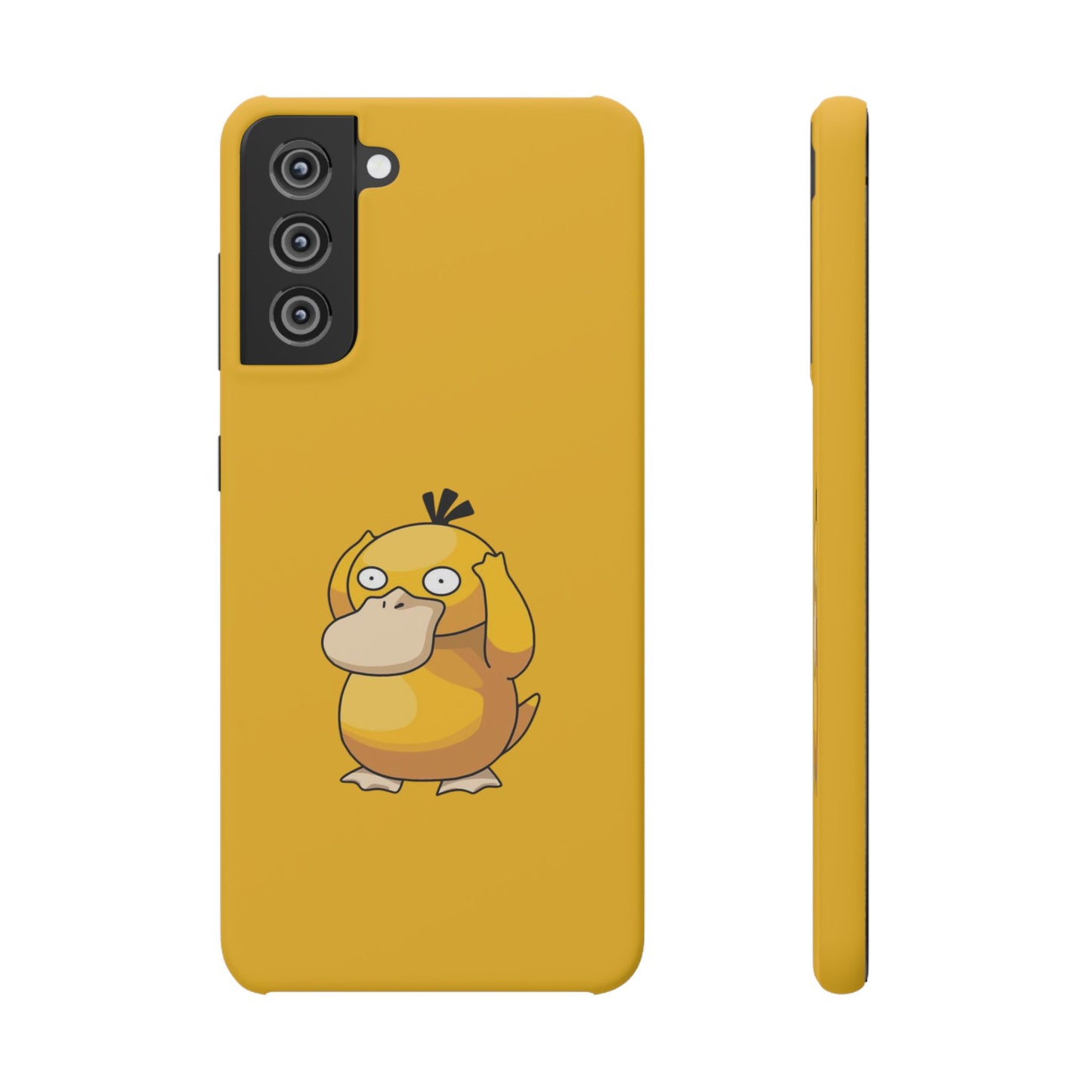Psyduck Pokemon Snap Phone Cases, Yellow, Cartoon - iPhone, Samsung