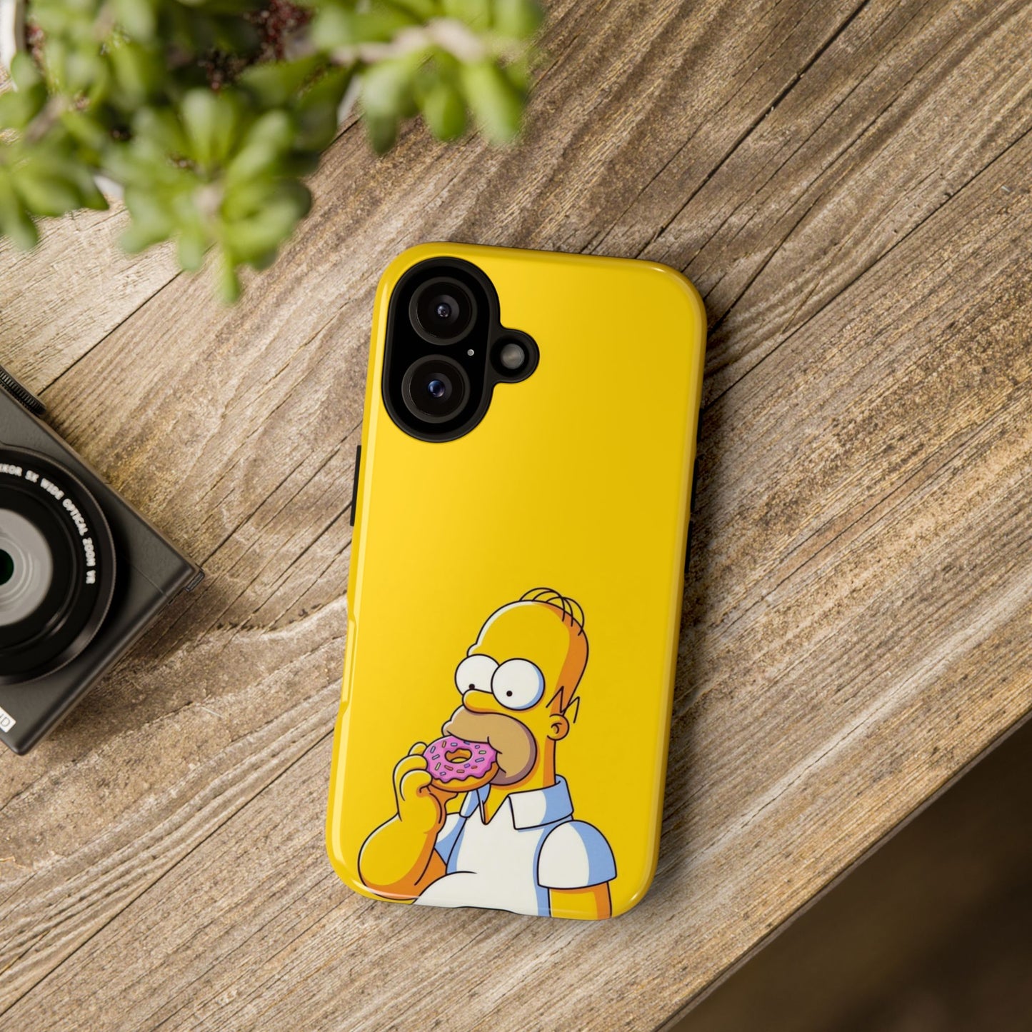 Homer Simpson Phone Case - iPhone, Samsung, Unique Protection for Fans, Cartoon Phone Cover, Gift for Simpsons Lovers, Durable Tough Case
