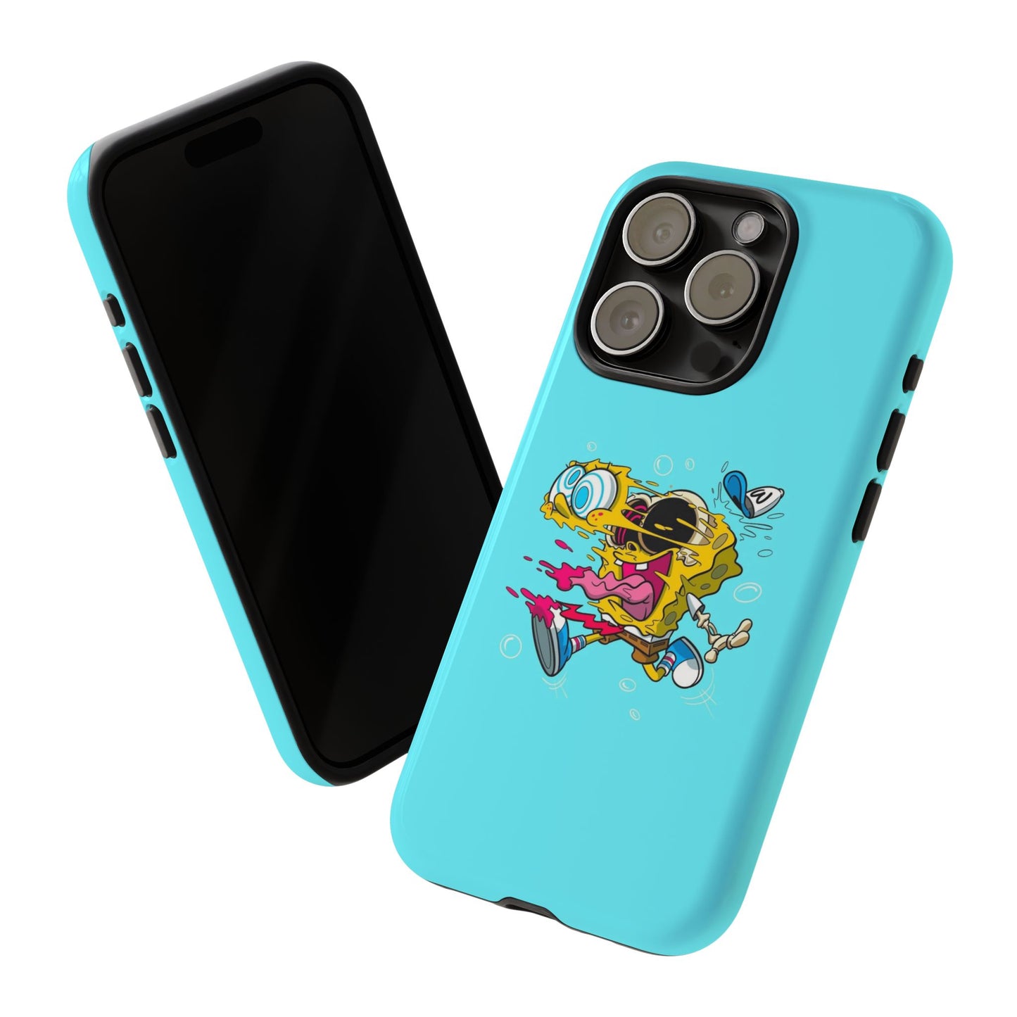Funny SpongeBob Tough iPhone Case – Cartoon Vibes for Kids & Adults