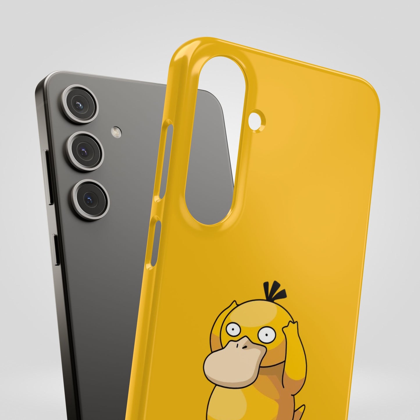 Psyduck Pokemon Snap Phone Cases, Yellow, Cartoon - iPhone, Samsung