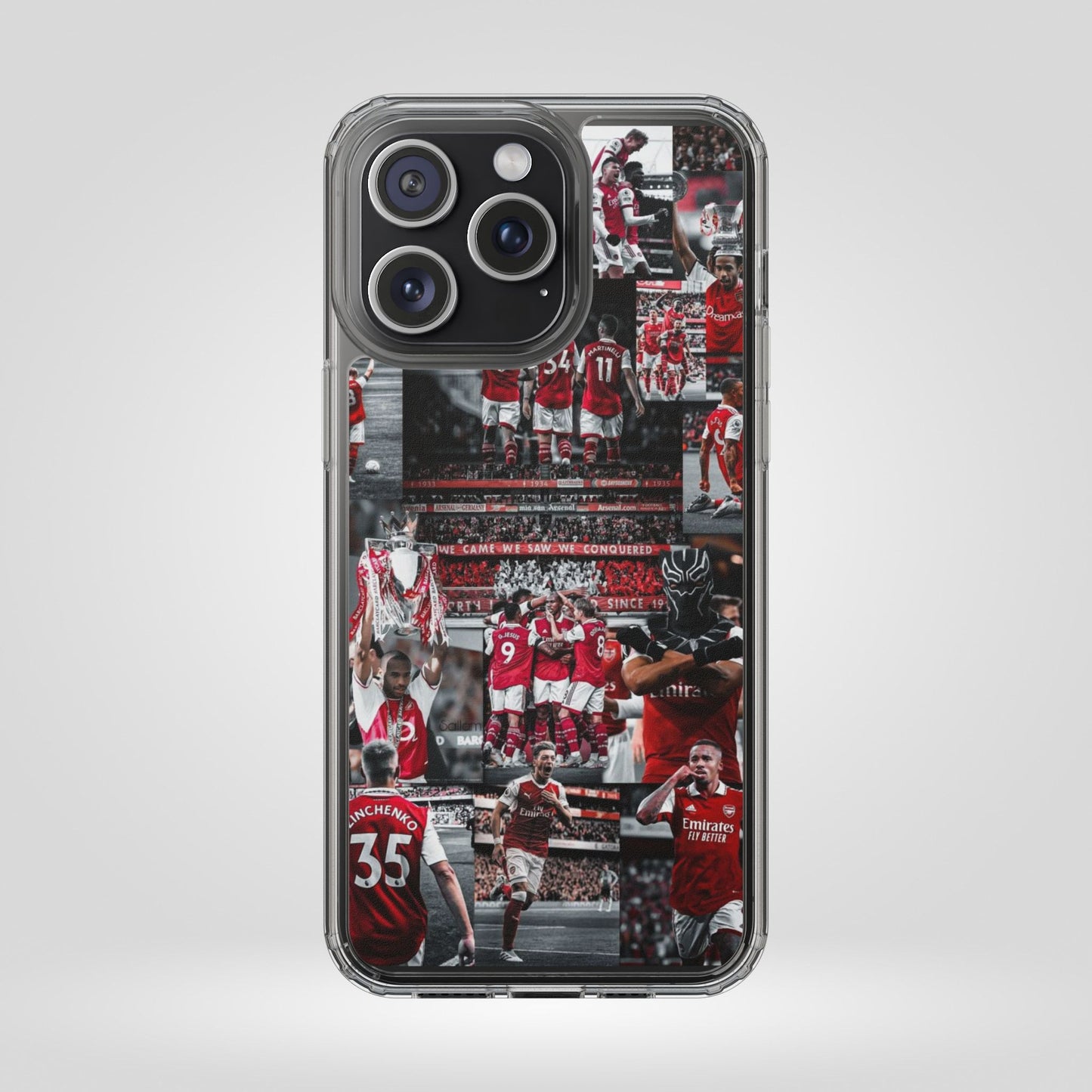 Arsenal Clear Phone Case - Stylish Fan Accessories for Game Day