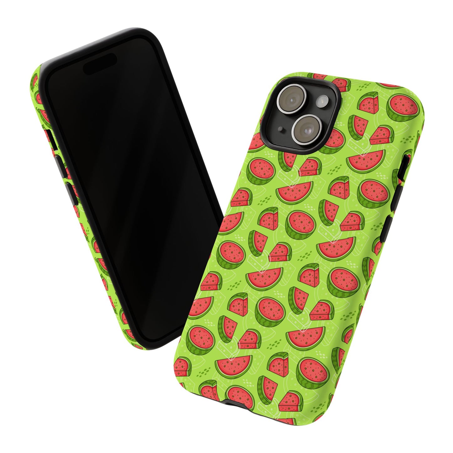Watermelon Tough iPhone Case – Vibrant Fruit Phone Cover for Summer Vibes - Roe Creation