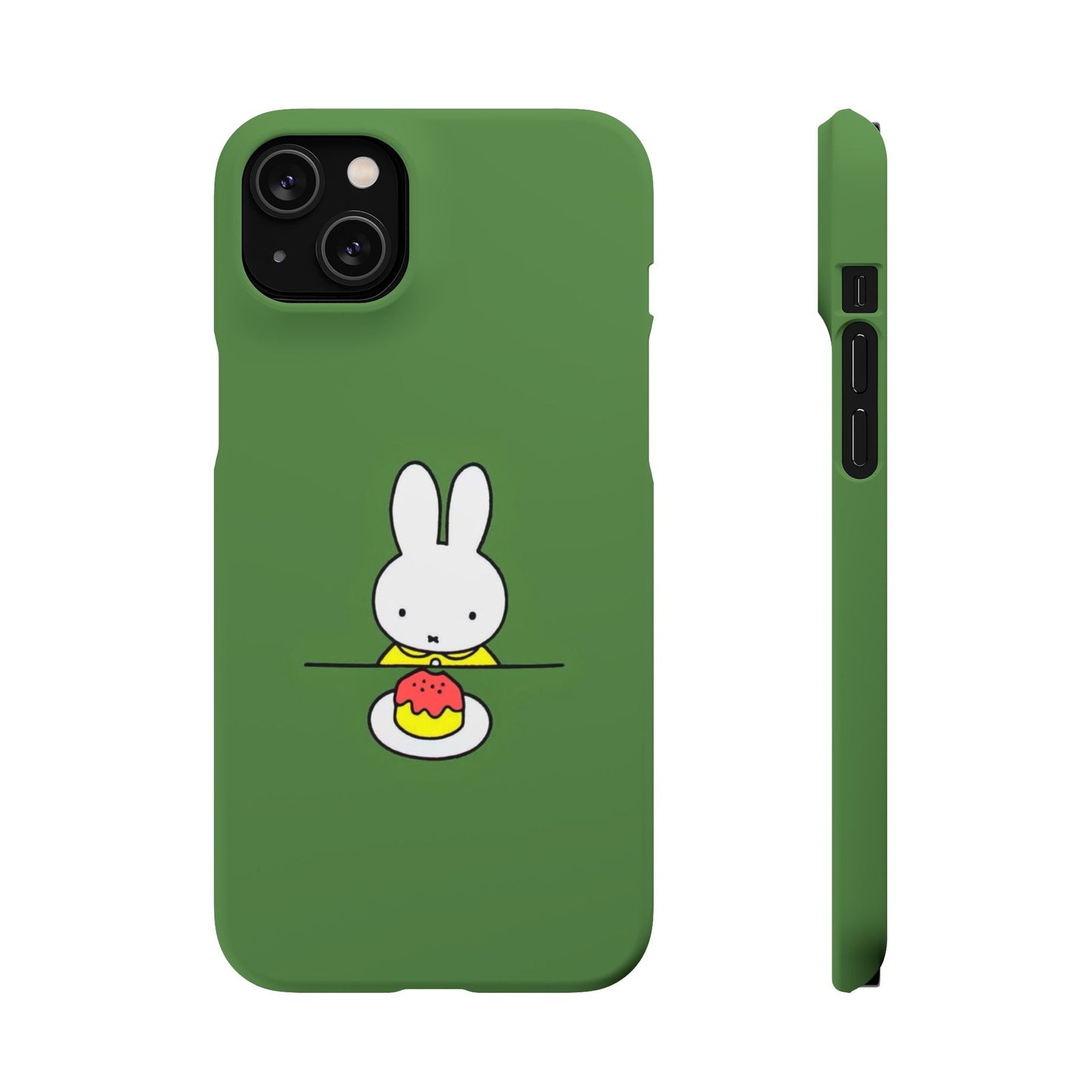 Miffy Phone Case, Snap Case, Green Miffy - iPhone, Samsung