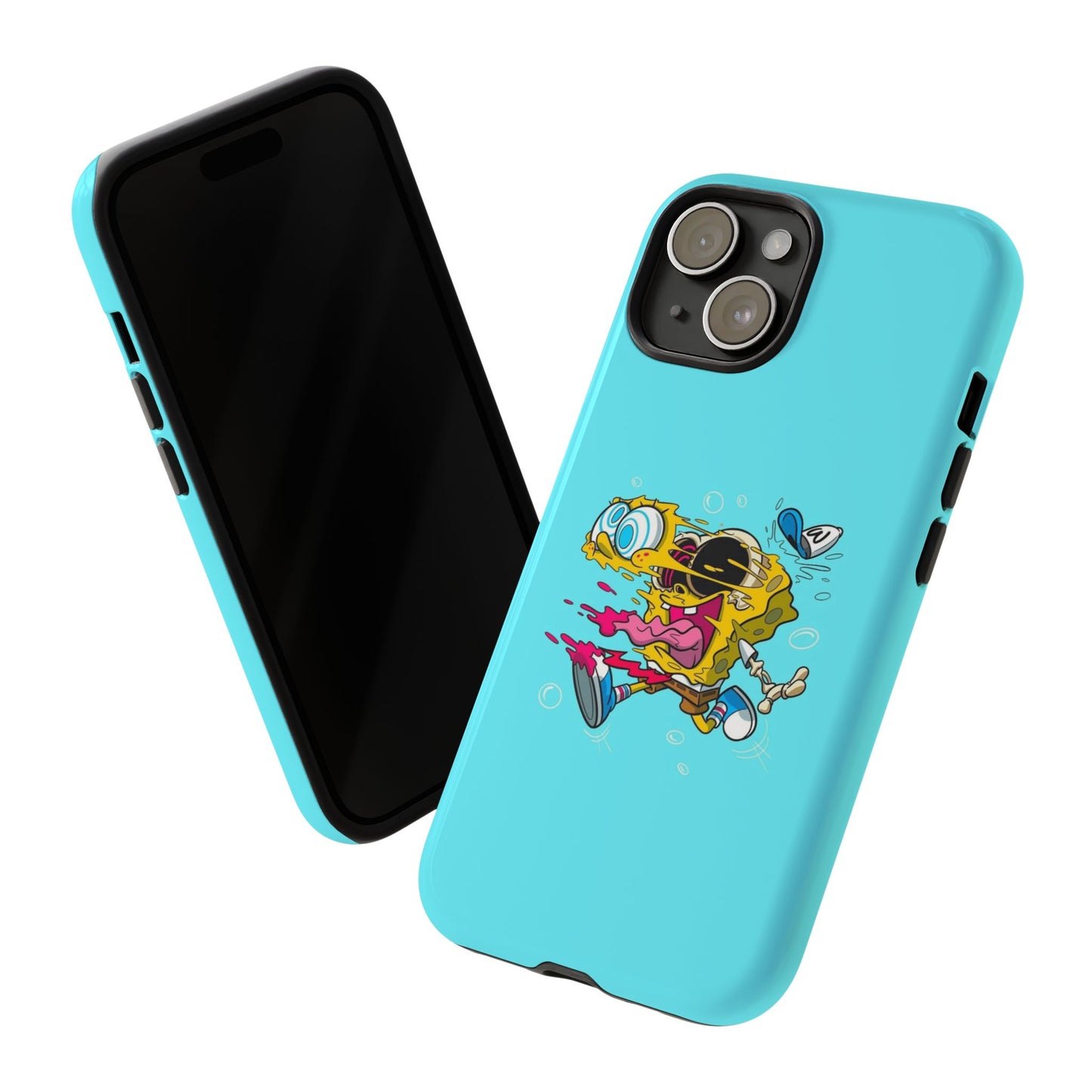 Funny SpongeBob Tough iPhone Case – Cartoon Vibes for Kids & Adults