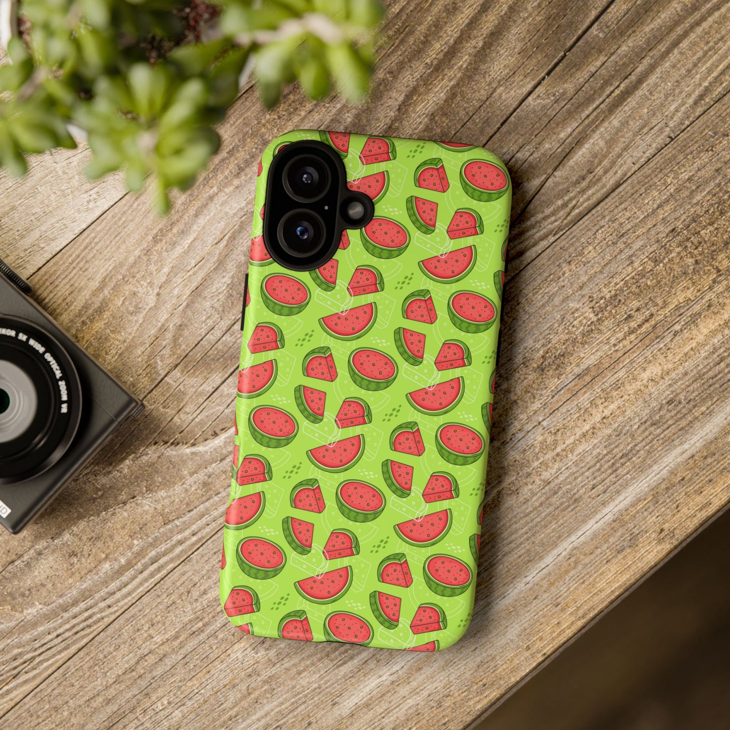 Watermelon Tough iPhone Case – Vibrant Fruit Phone Cover for Summer Vibes - Roe Creation