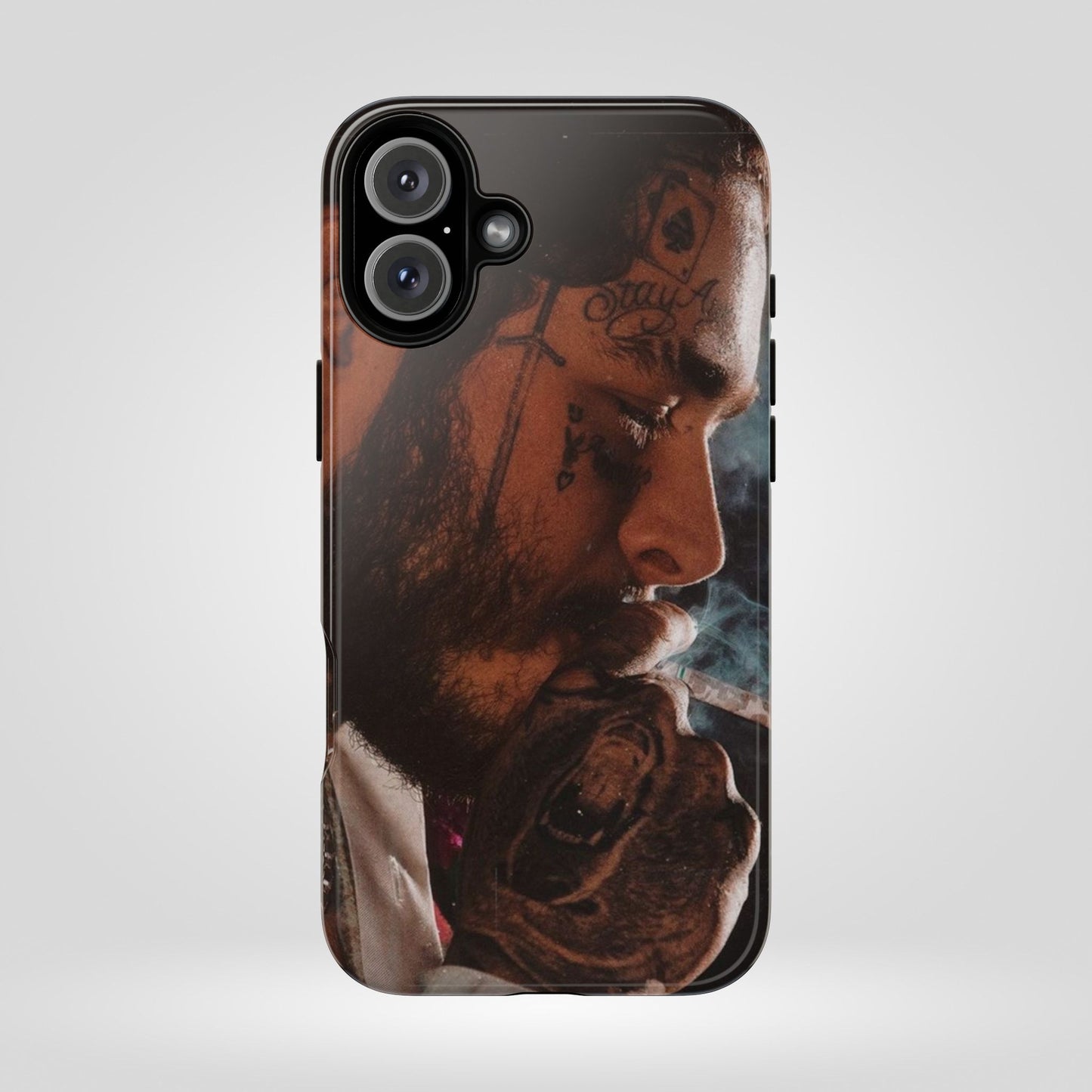 Post Malone Tough Cases for Fans - Artistic Phone Case with Smoky Vibe