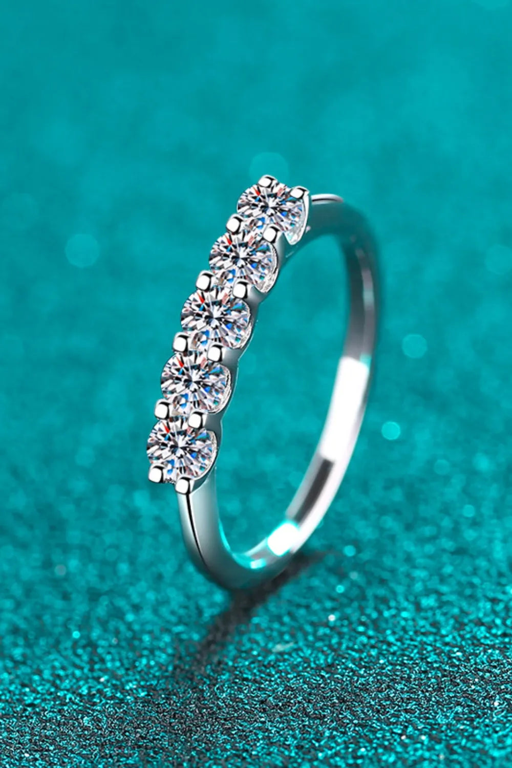 925 Sterling Silver Moissanite Ring - Roe Creation