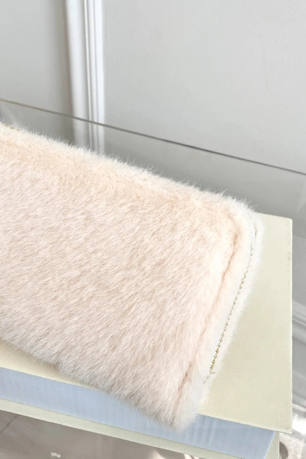 Solid Color Fluff Rectangle Wallet - Roe Creation