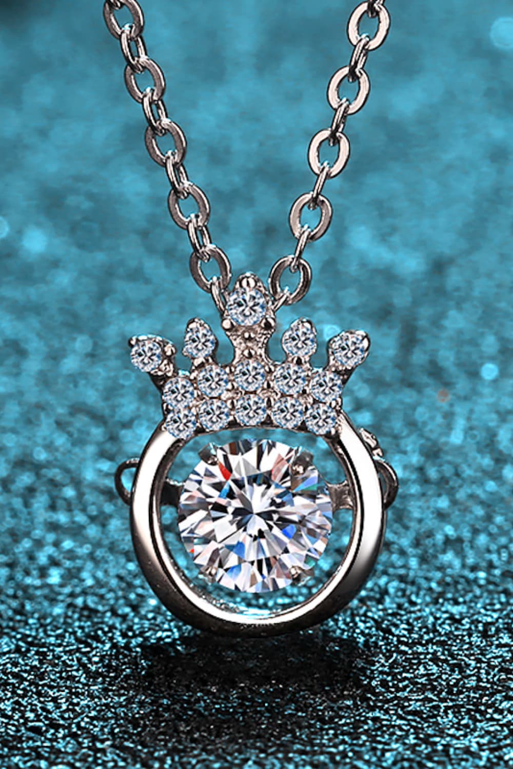Moissanite 925 Sterling Silver Necklace - Roe Creation