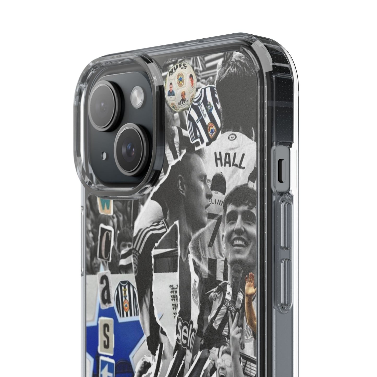 Newcastle United Clear iPhone Case - Fan Merchandise for Sports Enthusiasts