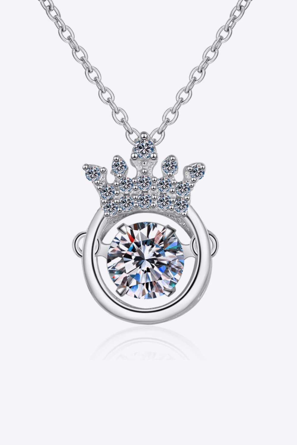 Moissanite 925 Sterling Silver Necklace - Roe Creation
