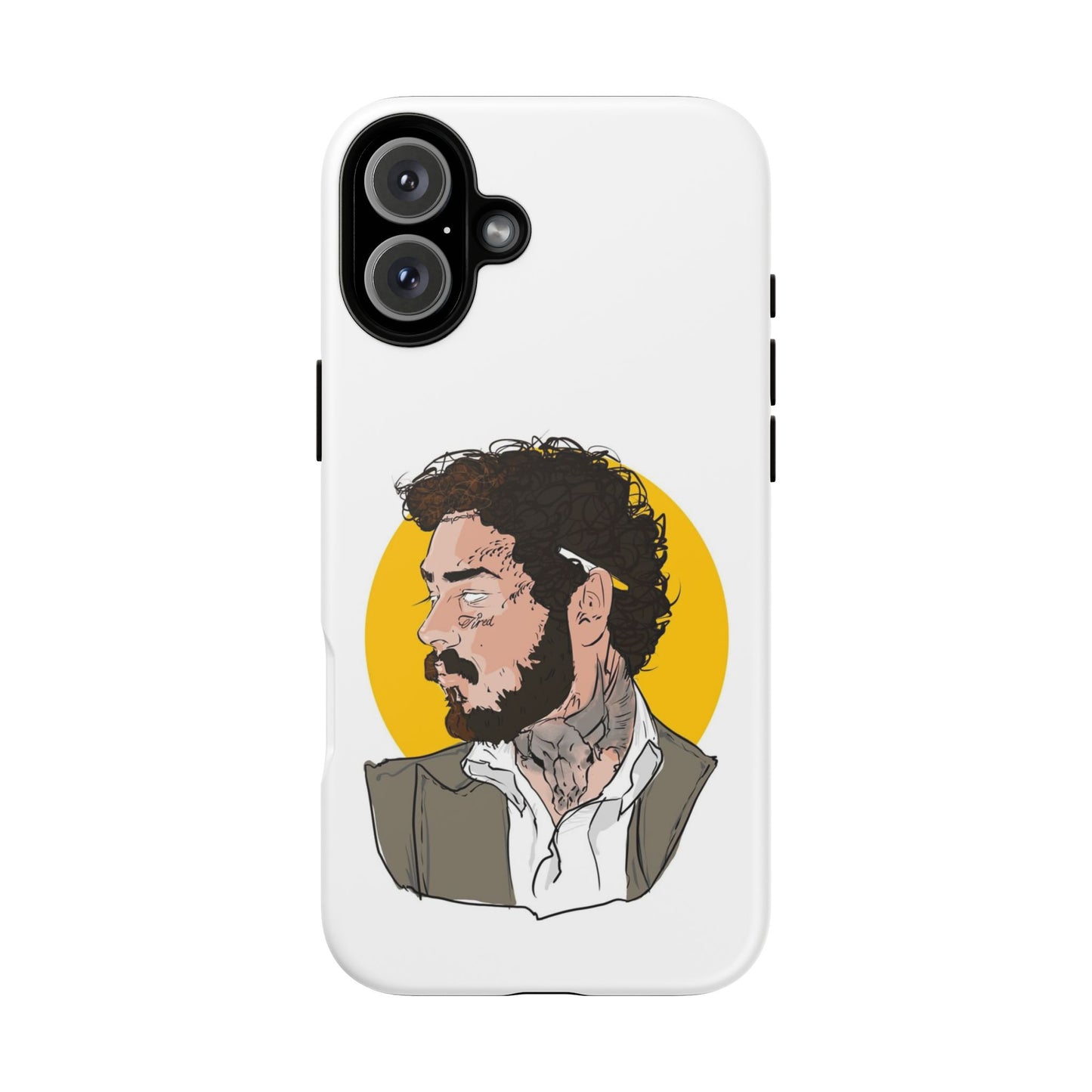 Post Malone iPhone Case - Tough Cases with Unique Illustration Design